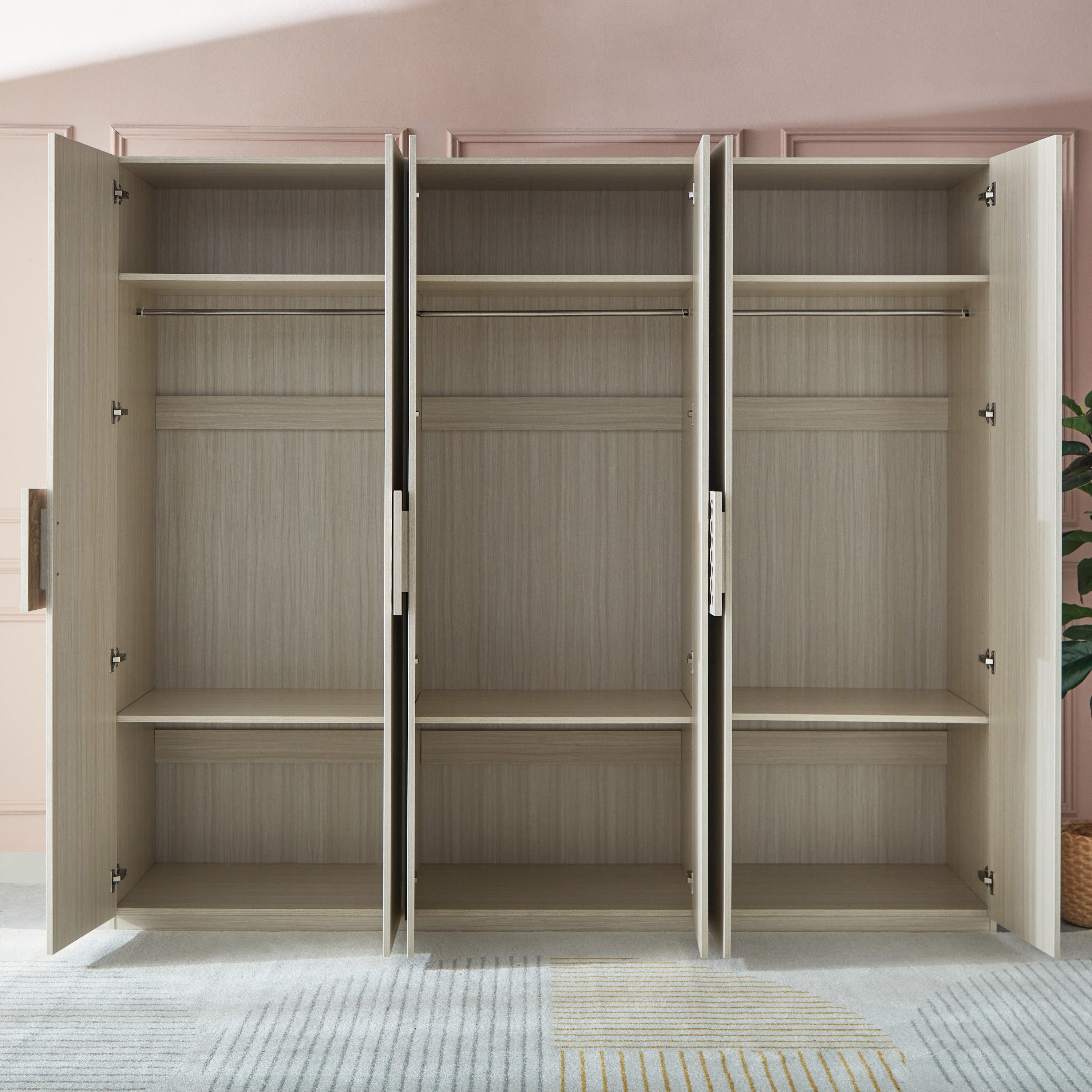خزانة ملابس 6 أبواب مع مرآتين من ريتشموند-hbxfurniture-wardrobes-image-6