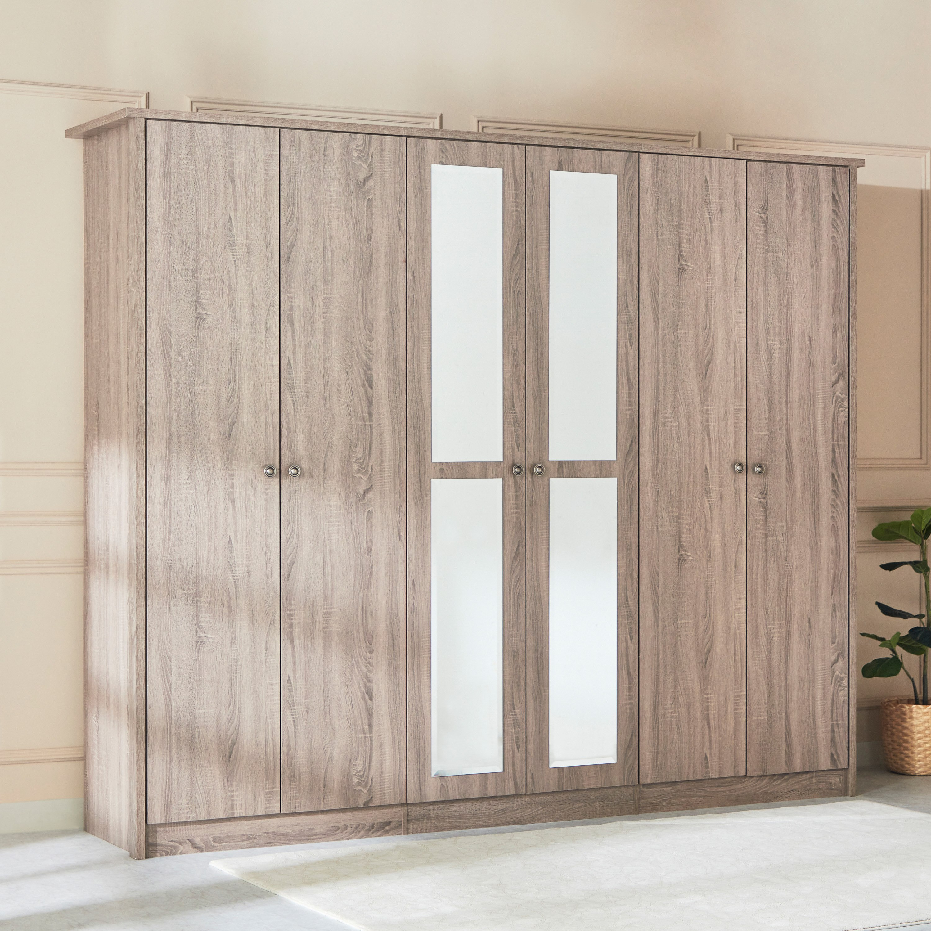 خزانة ملابس 6 أبواب مع مرآتين من فيرمونت-hbxfurniture-wardrobes-image-2
