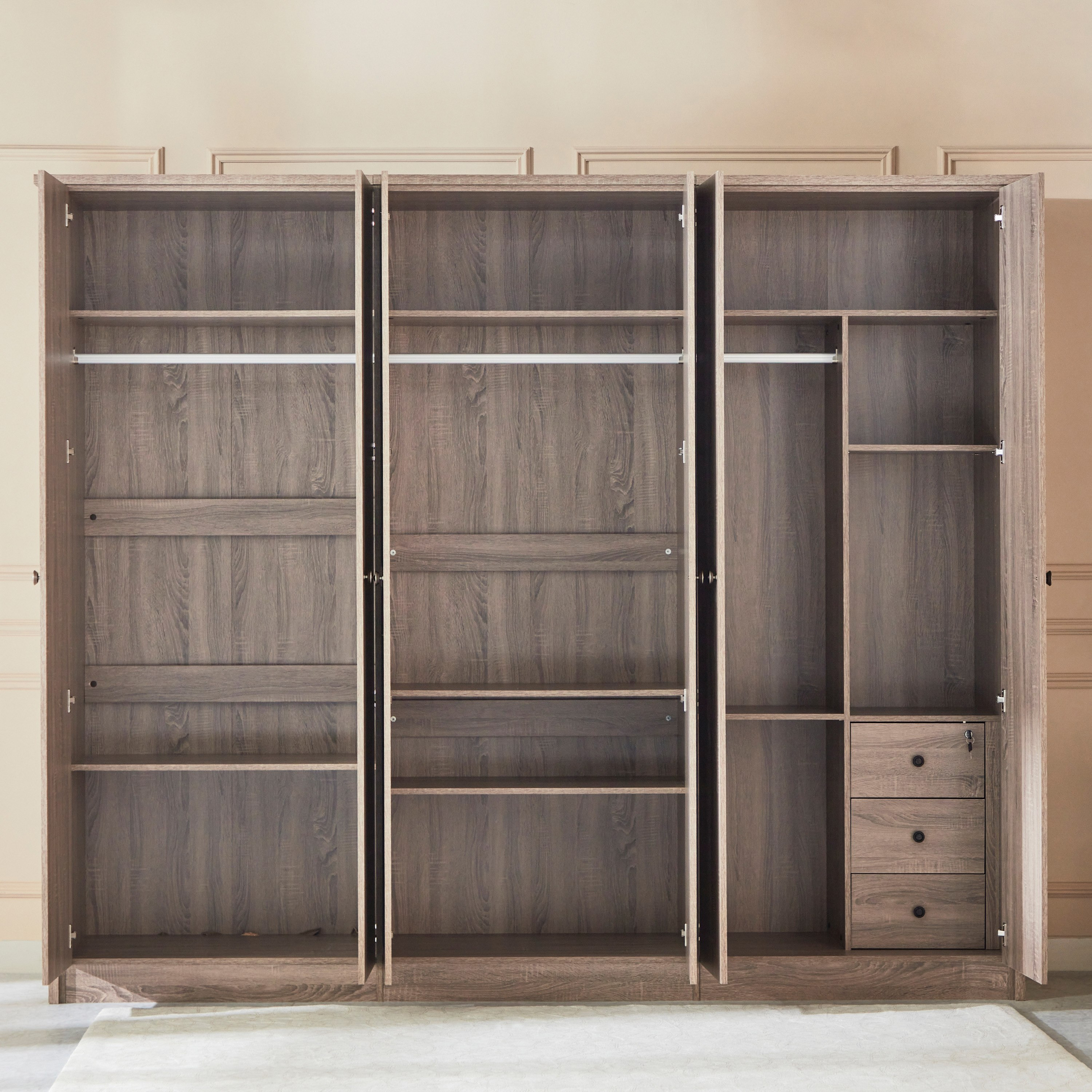 خزانة ملابس 6 أبواب مع مرآتين من فيرمونت-hbxfurniture-wardrobes-image-4