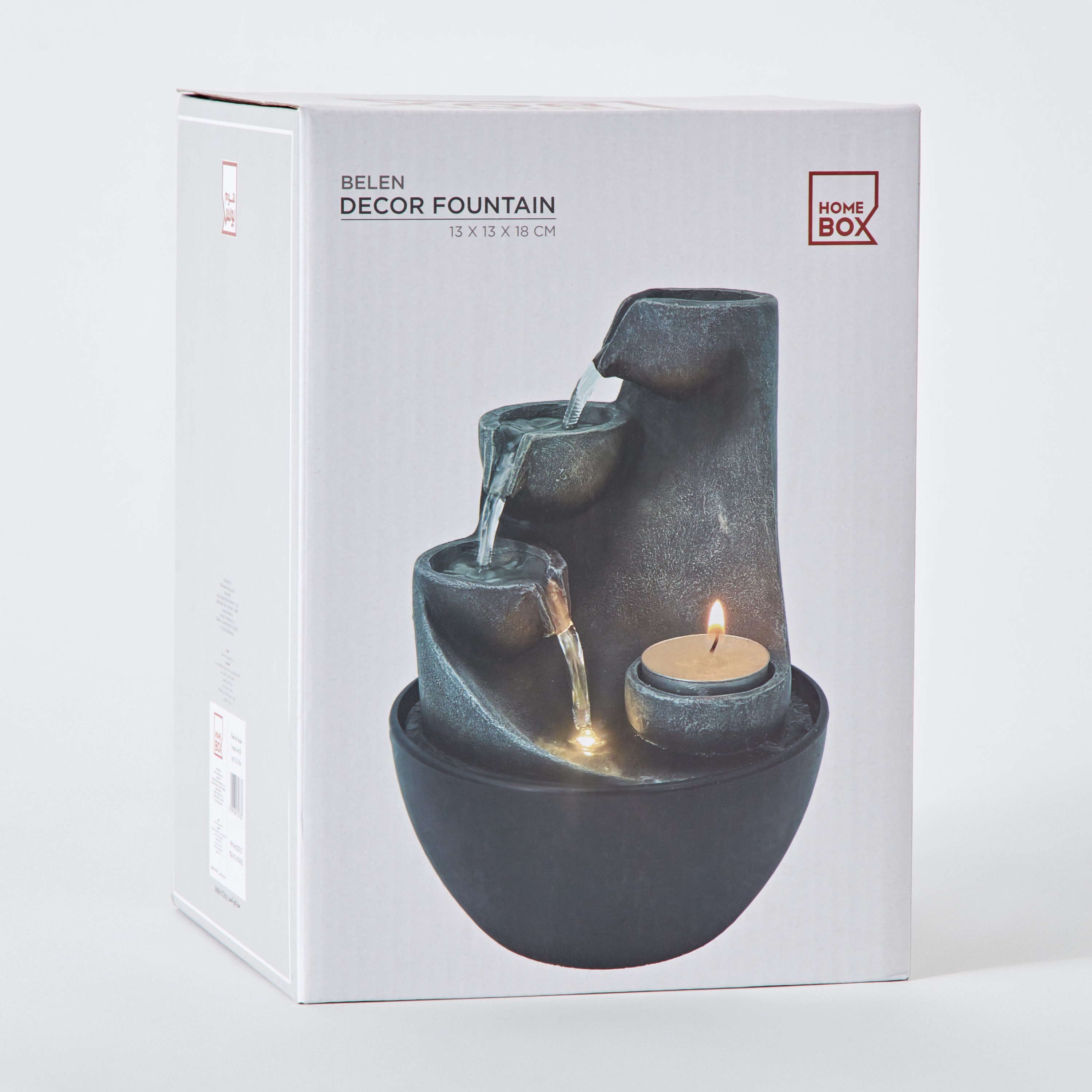 Belen Mini Modern Fountain with LED Light - 13x13x18 cm-hbxhomeware-hbxdecorandfurnishings-image-4