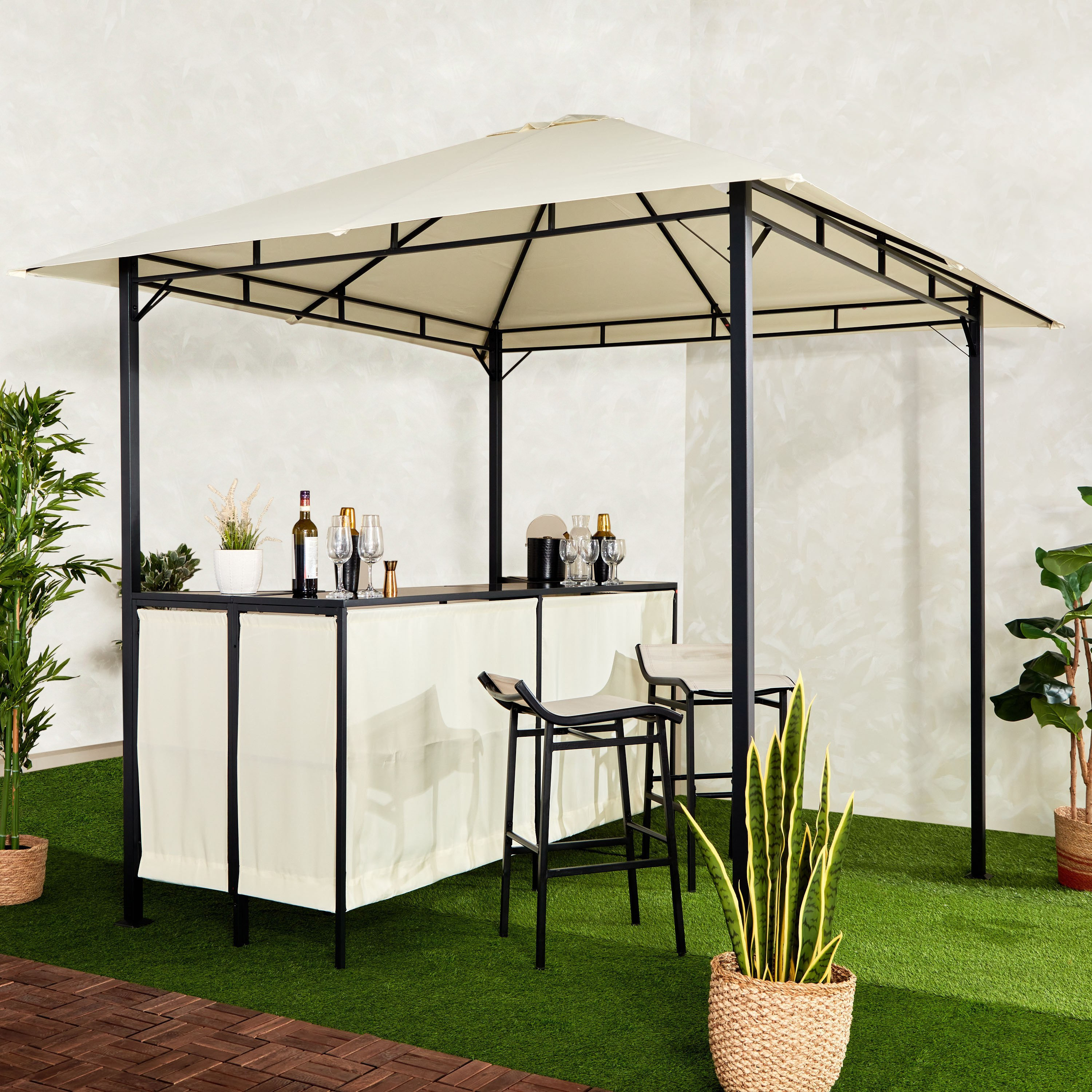 وحدة مشروبات مقعدين وعلّاقة كؤوس من فيرا تانجو-hbxfurniture-outdoor-diningsets-image-1