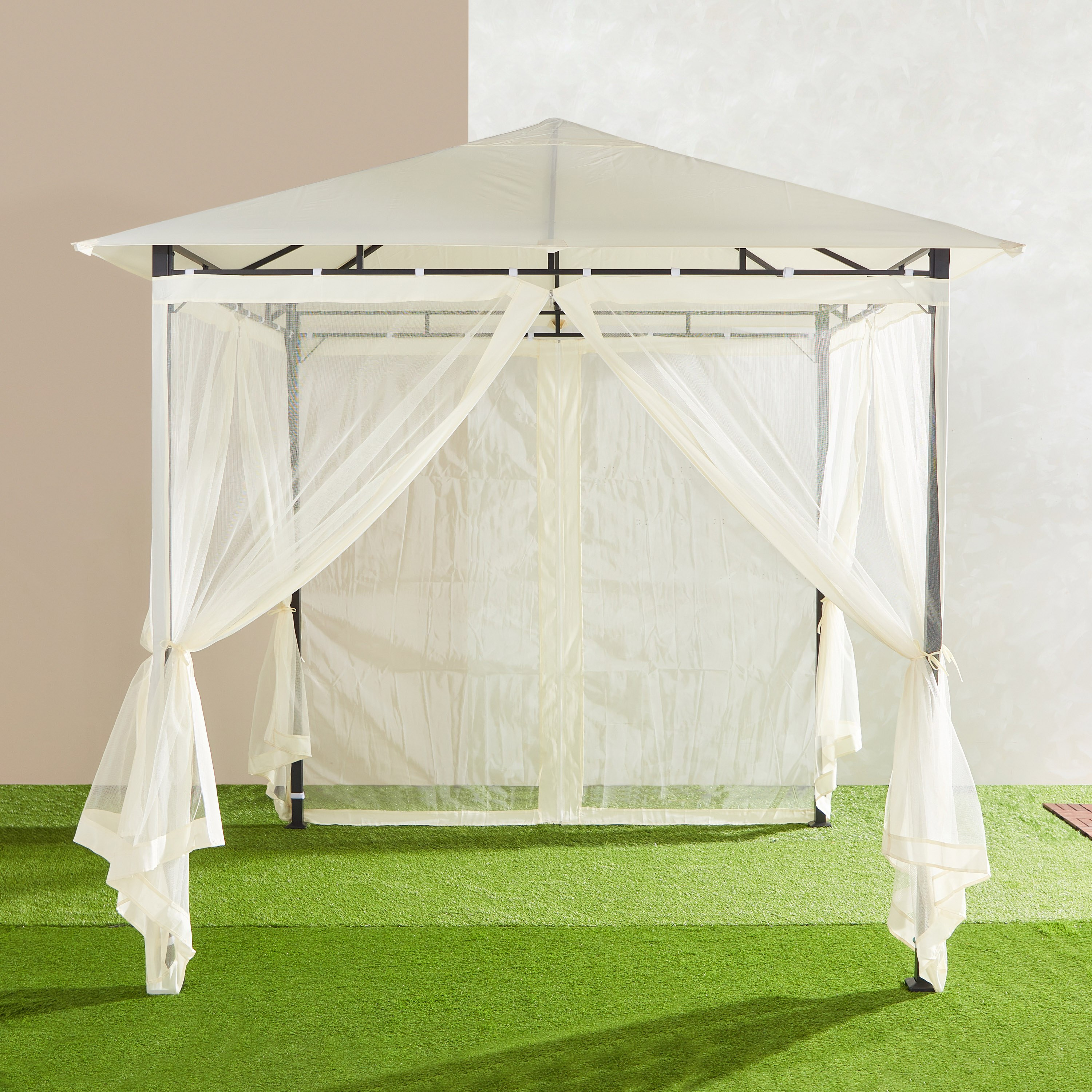 مظلة حديقة بإطار معدني مع ناموسية من فيرا تيومان-hbxfurniture-outdoor-diningsets-image-3