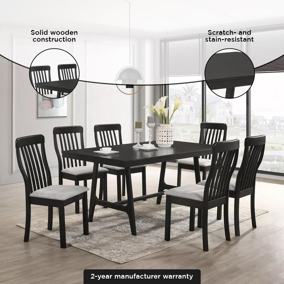 طقم سفرة 6 مقاعد من أتلين-hbxfurniture-diningtablesandsets-diningsets-sixseater-image-4