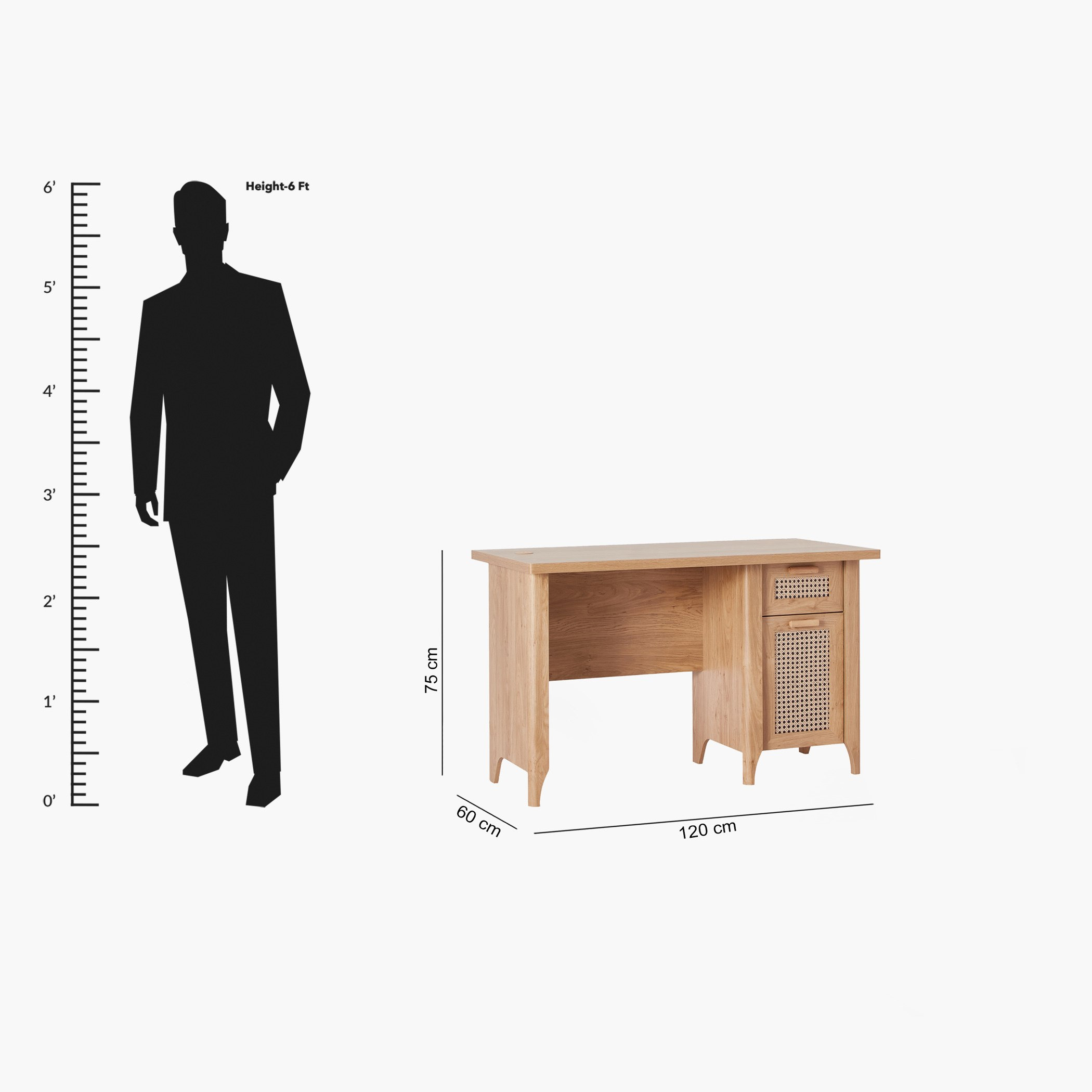 مكتب دراسة بباب واحد ودرج من چاڤا-hbxfurniture-office-desks-image-15