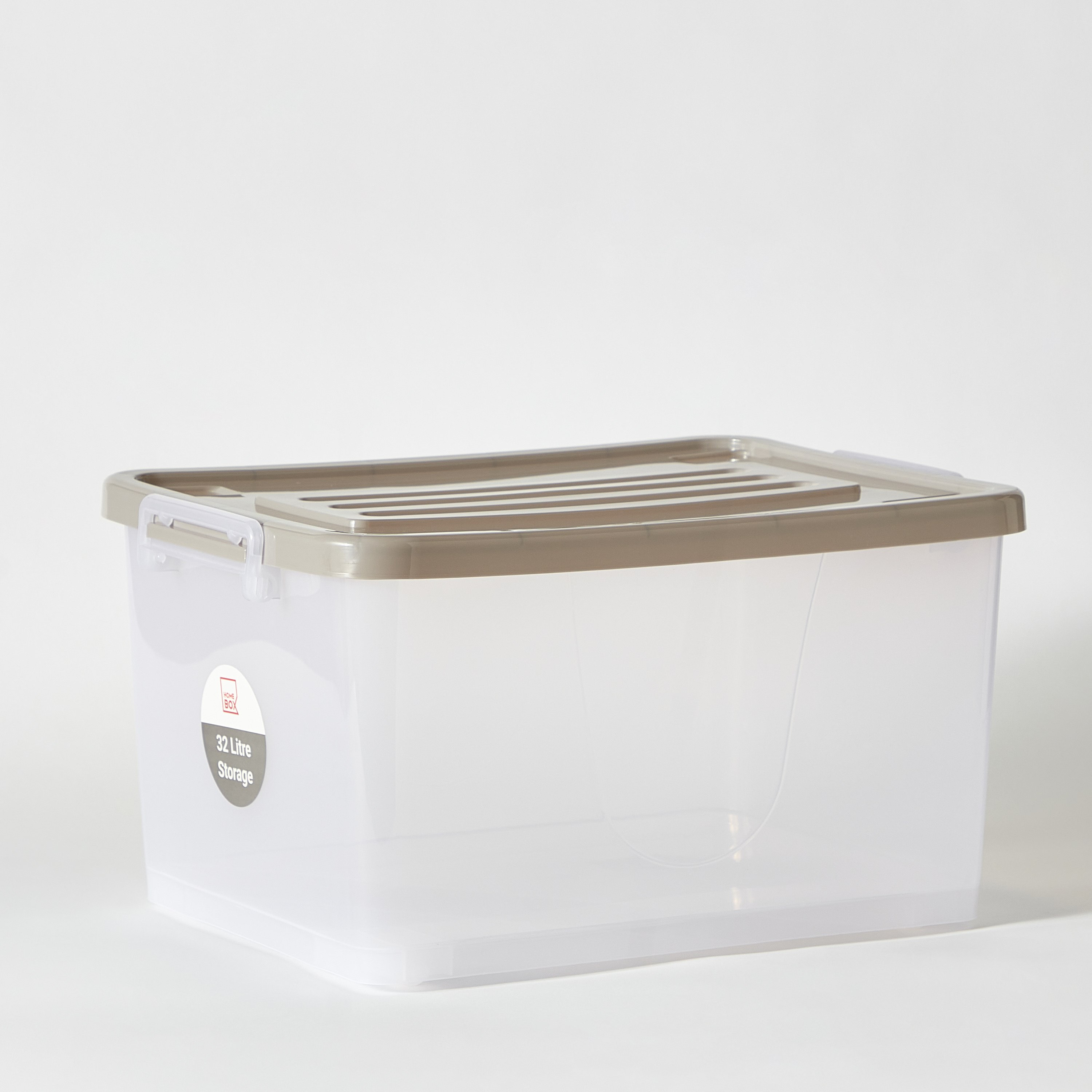 Juana Multipurpose Transparent Storage Box with Wheels and Lockable Lid - 32 L-hbxbedroom-bedroomaccessories-bedroomstorage-image-8