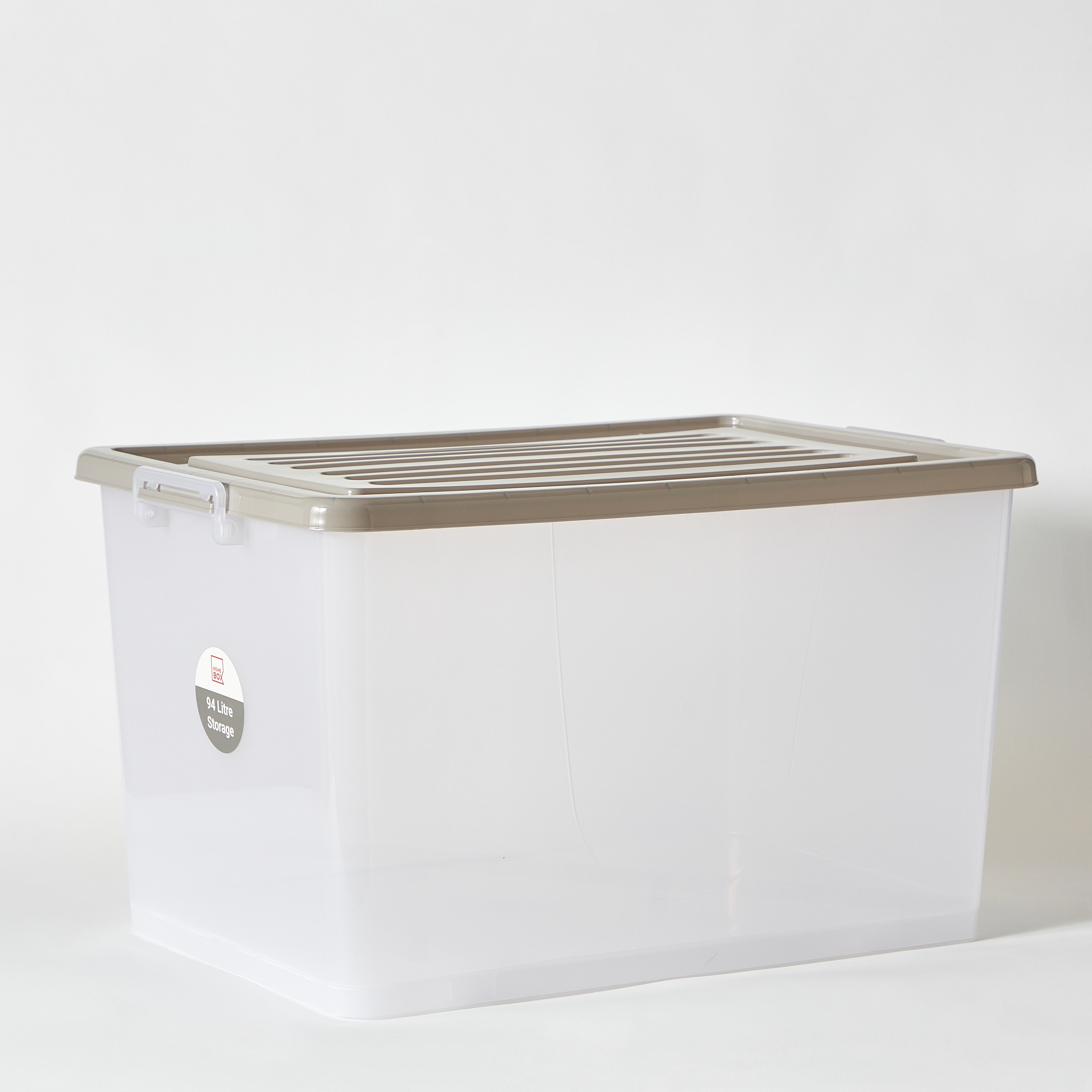 Juana Multipurpose Transparent Storage Box with Wheels and Lockable Lid - 94 L-hbxbedroom-bedroomaccessories-bedroomstorage-image-8