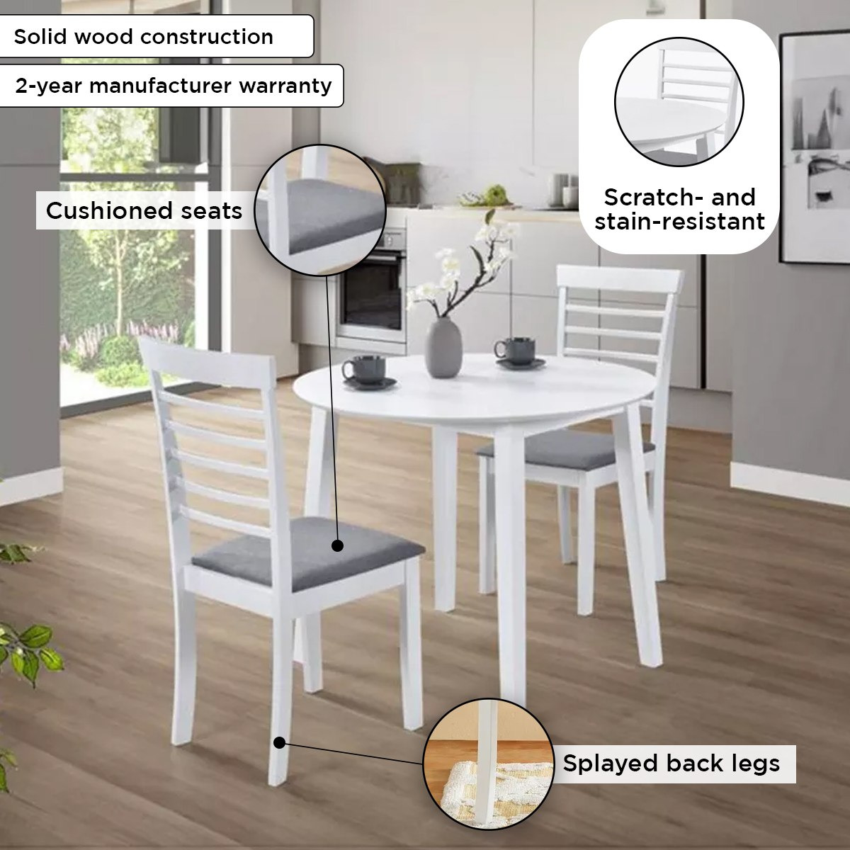 طقم سفرة مستدير قابل للطي مقعدين من جيلر بارني-hbxfurniture-diningtablesandsets-diningsets-twoseater-image-4