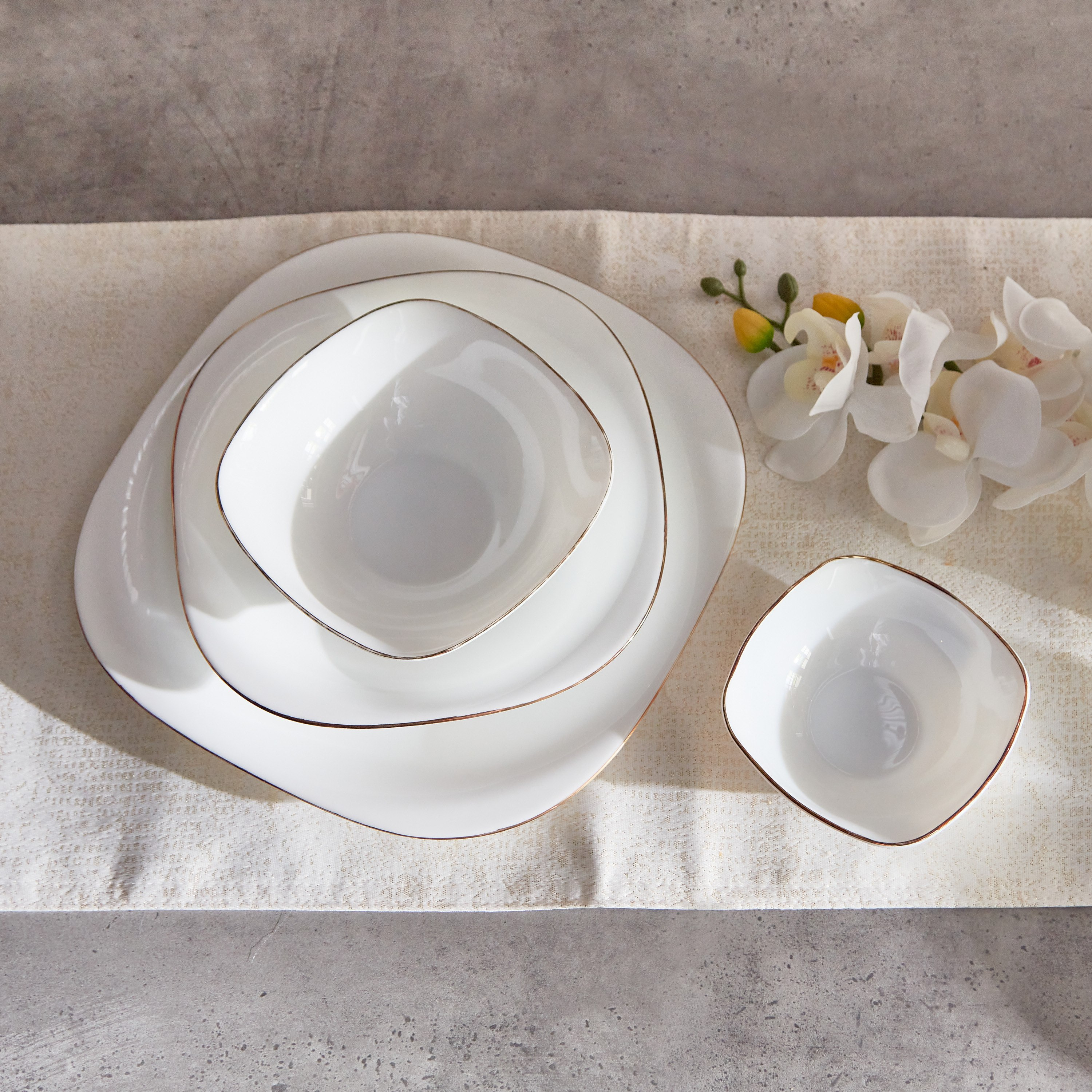 Nova Opalware Side Plate - 22 cm-hbxdecorandfurnishings-tabletop-crockery-image-4