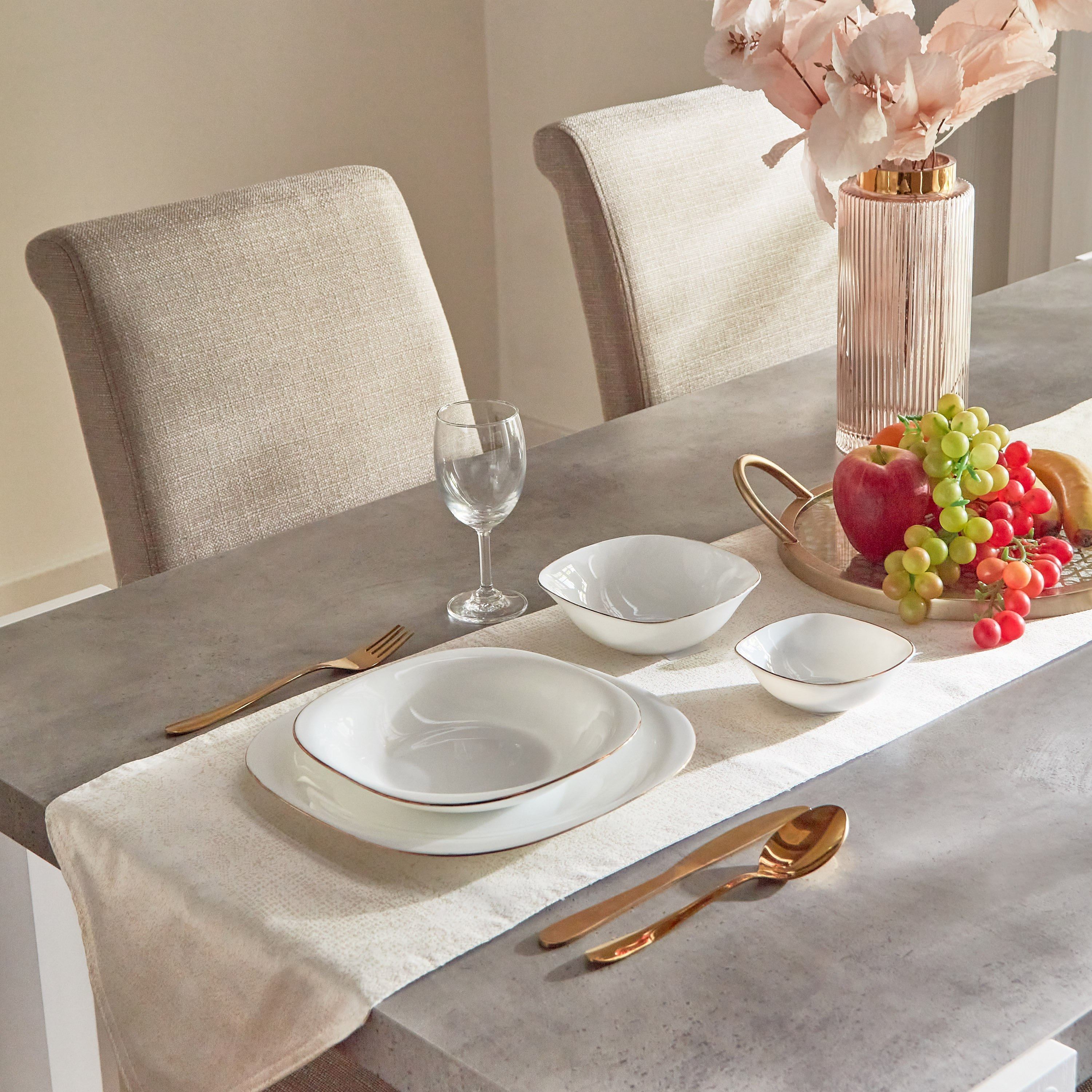 Nova Opalware Side Plate - 22 cm-hbxdecorandfurnishings-tabletop-crockery-image-5