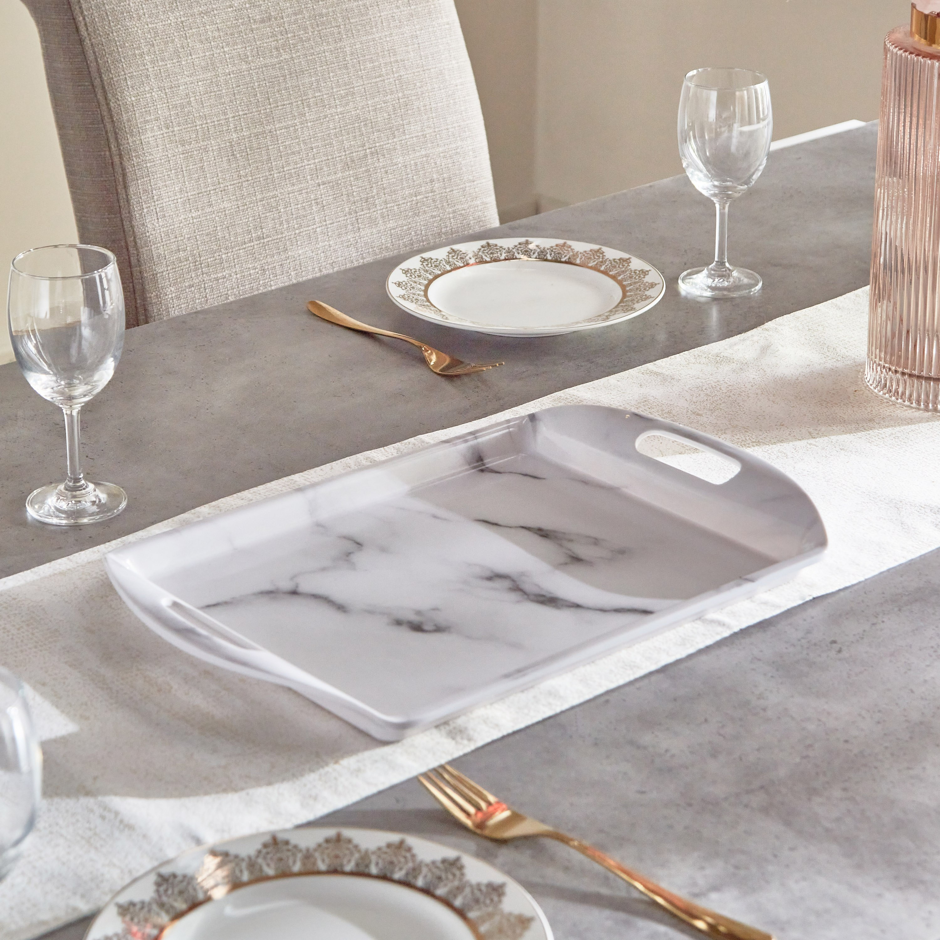 صينية اليجنت من نوفا - 41x28x4 سم-hbxdecorandfurnishings-tabletop-serveware-image-1