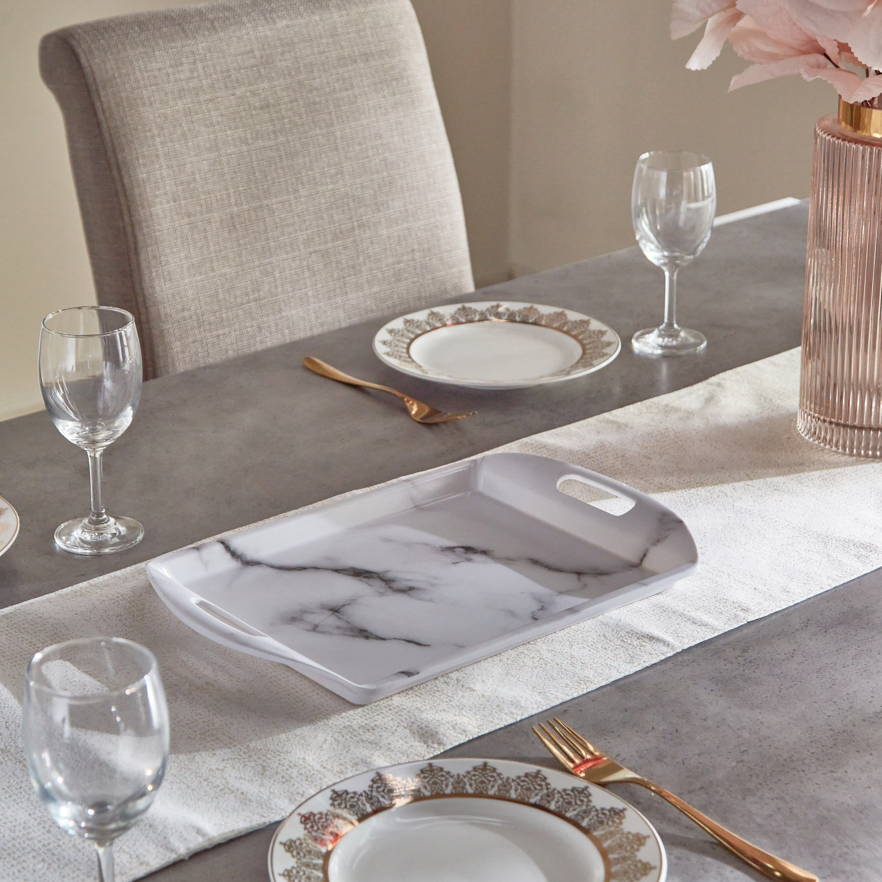 صينية اليجنت من نوفا - 36x24x4 سم-hbxdecorandfurnishings-tabletop-serveware-image-1