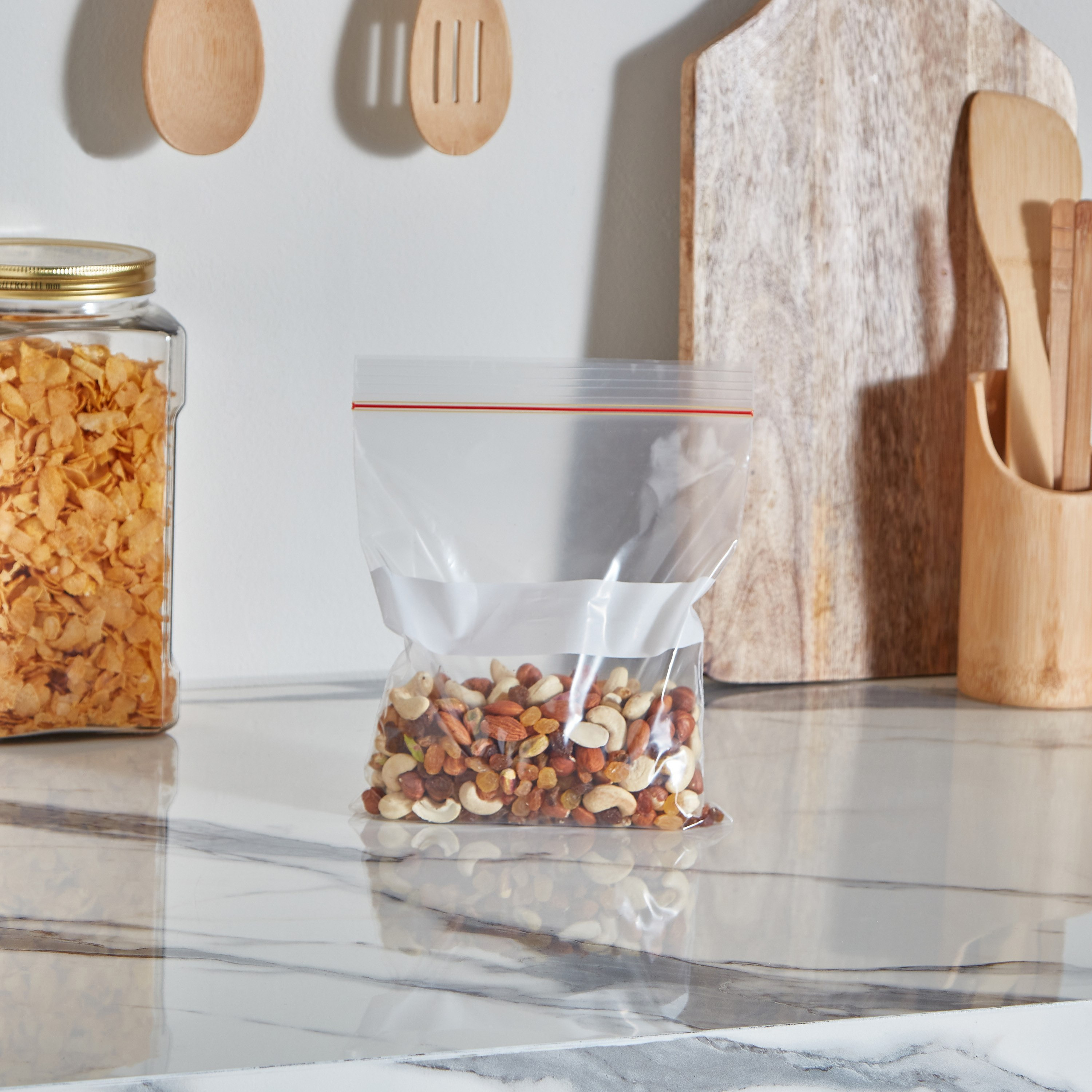 طقم شنط بسحّاب 20 قطعة قابلة لإعادة الاستخدام من نوفا - 27x27 سم-hbxhomeware-hbxkitchen-image-1