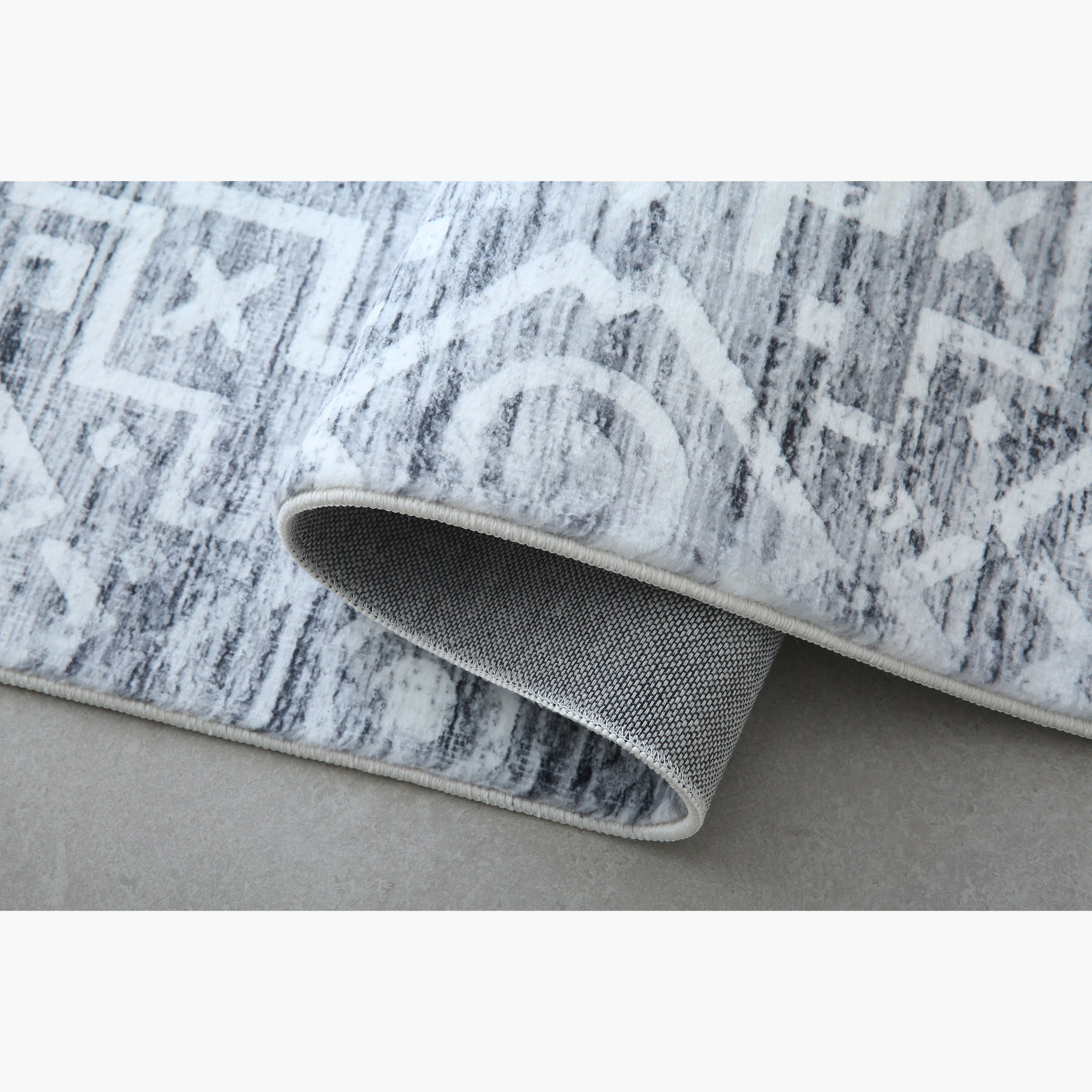 Bristol Ante Printed Plush Fur Rug - 120x170 cm-hbxdecorandfurnishings-floorcoverings-rugs-image-4