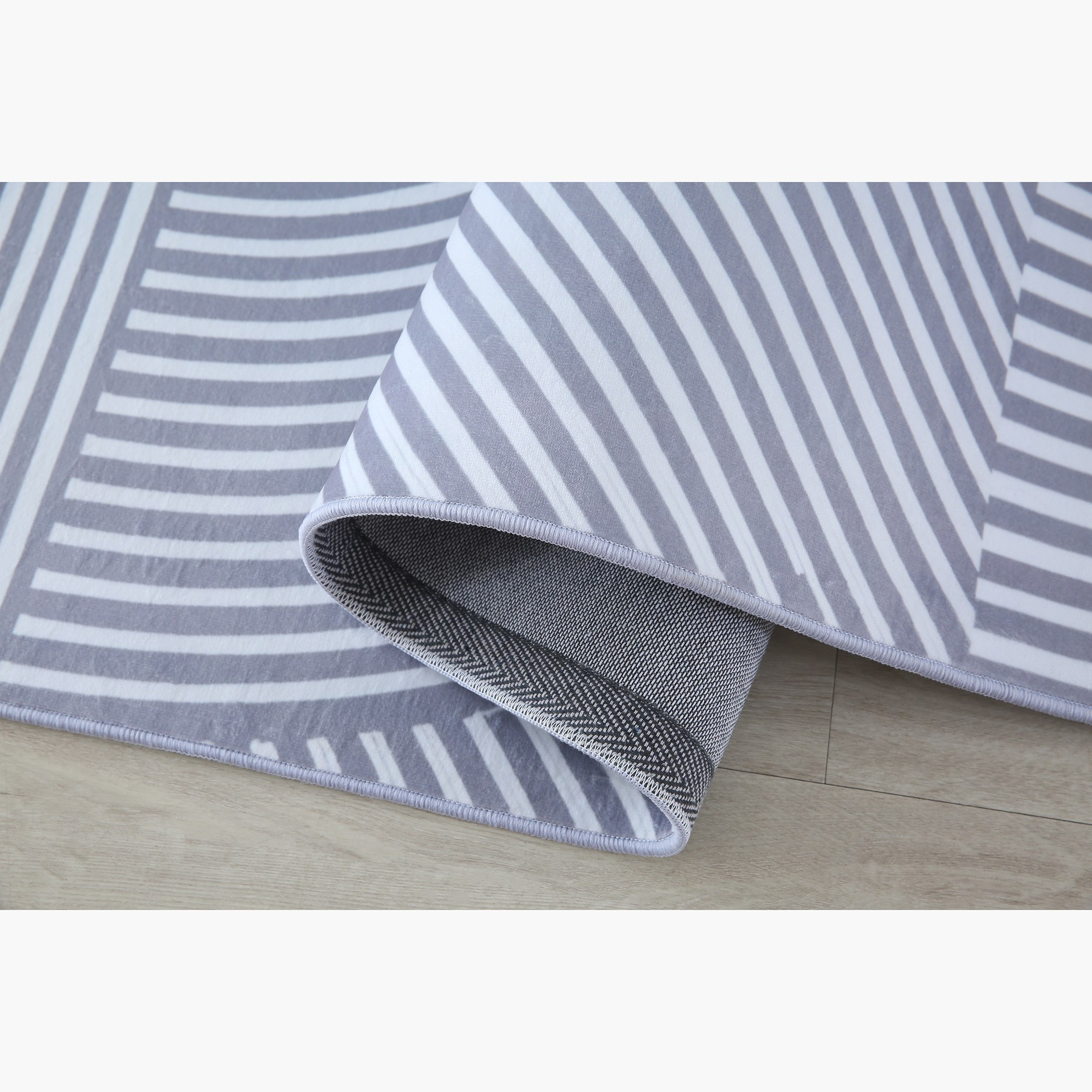 Wells Aero Printed Flannel Rug - 200x300 cm-hbxdecorandfurnishings-floorcoverings-rugs-image-4