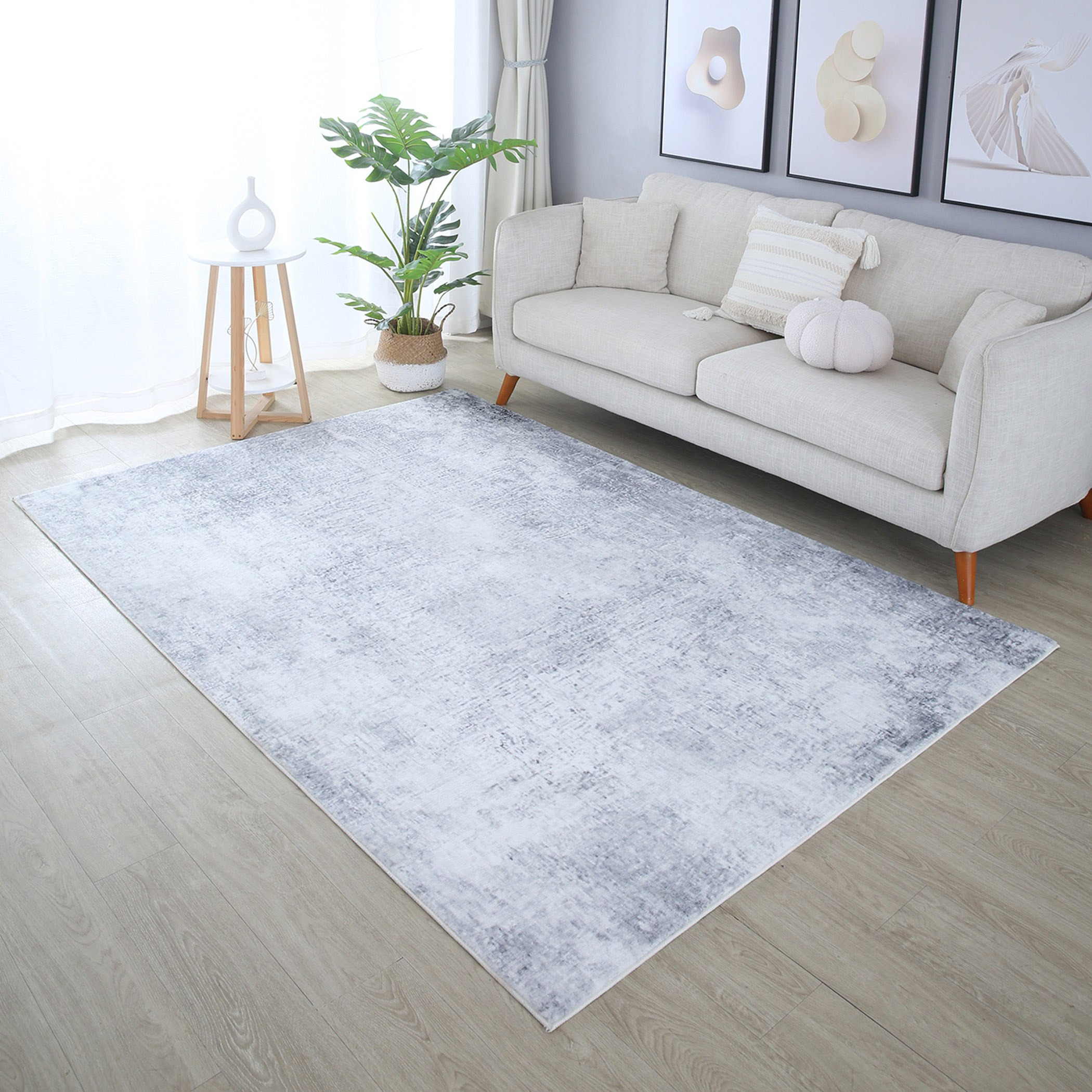Milan Feiro Printed Plush Fur Rug - 200x300 cm-hbxdecorandfurnishings-floorcoverings-rugs-image-1