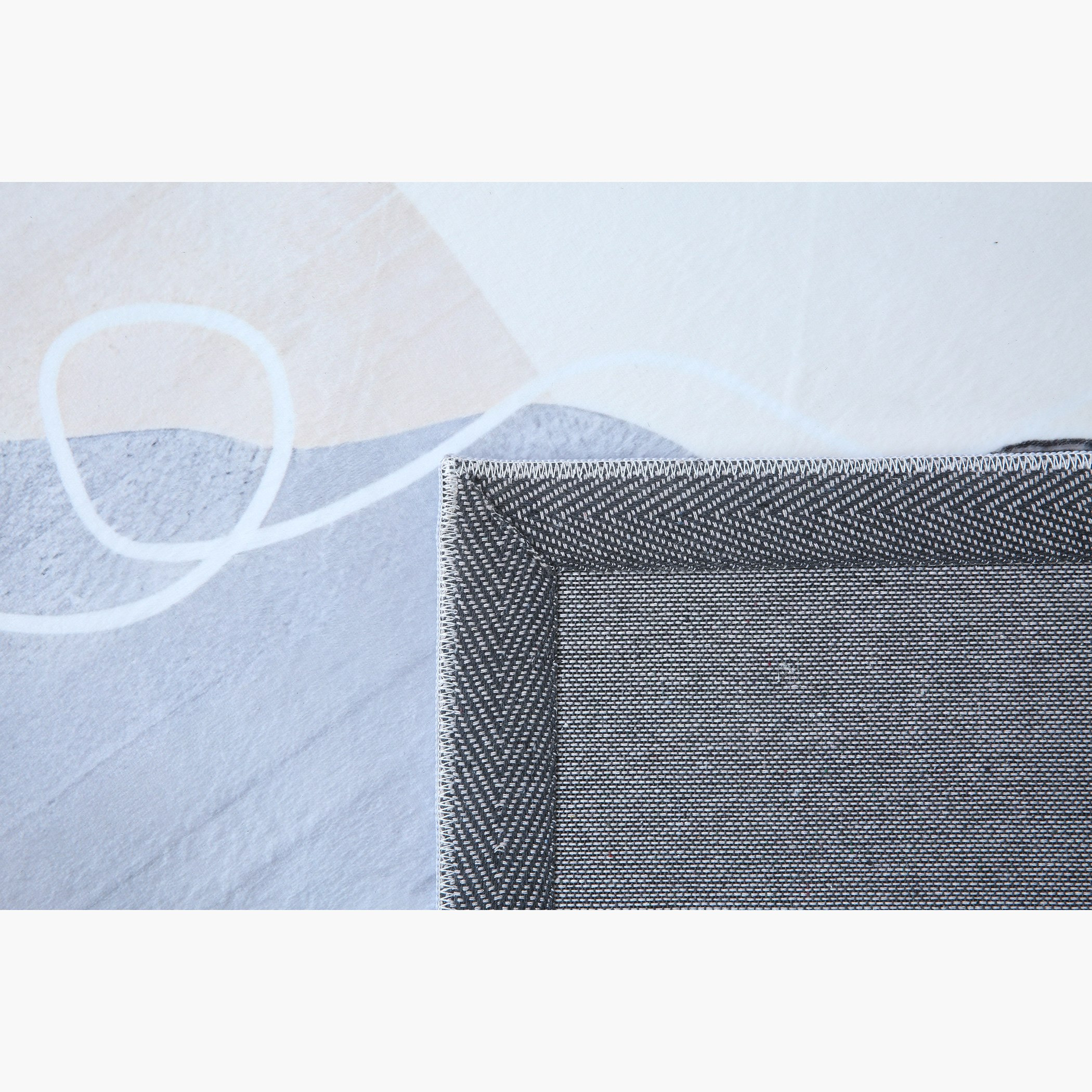 Wells Genla Printed Flannel Rug - 110x160 cm-hbxdecorandfurnishings-floorcoverings-rugs-image-5