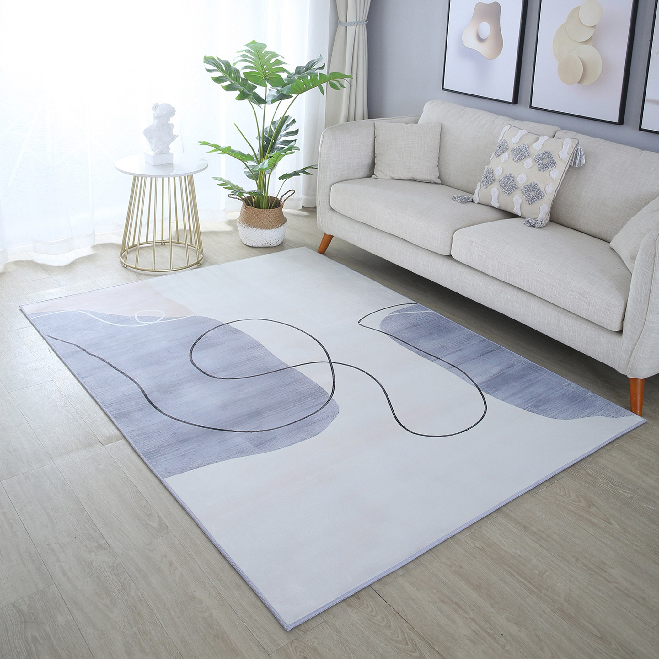 سجادة فلانيل بطبعات من ويلز - 150x200 سم-hbxdecorandfurnishings-floorcoverings-rugs-image-1