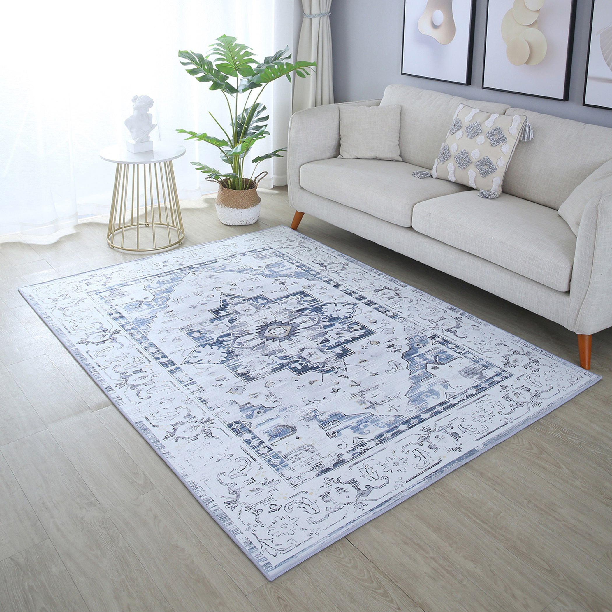 Atlanta Adelly Printed Rug - 150x200 cm-hbxdecorandfurnishings-floorcoverings-rugs-image-1