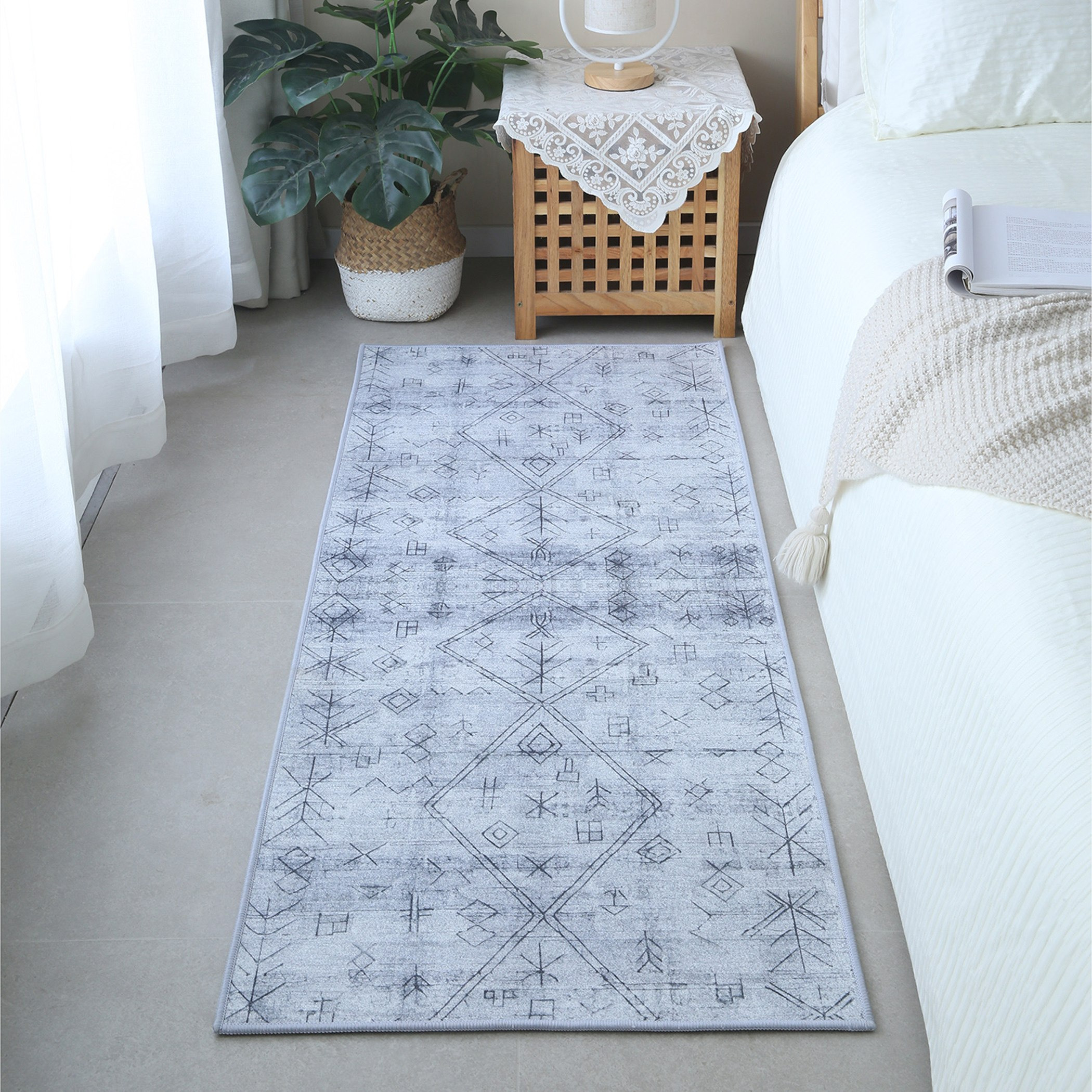 سجادة بطبعات من أتلانتا - 60x150 سم-hbxdecorandfurnishings-floorcoverings-rugs-image-1