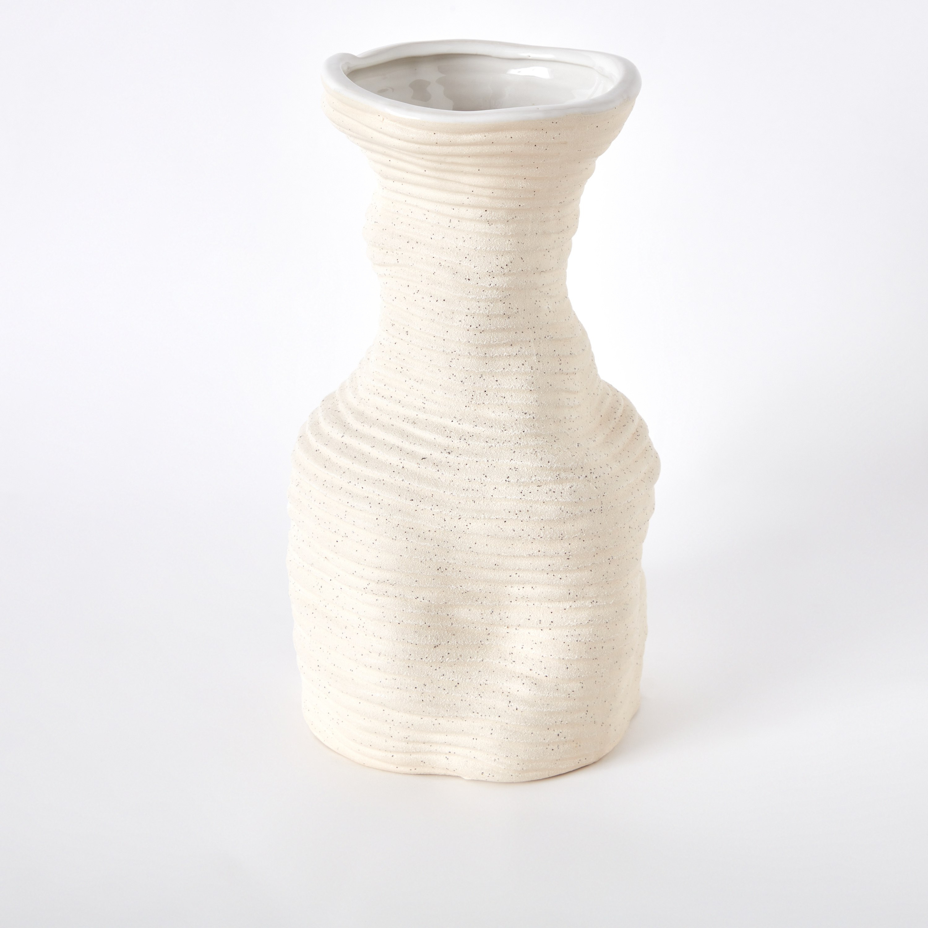 Quinn Organic Shape Ceramic Vase - 15.5x15.5x28.5 cm-hbxbedroom-decorandaccessories-vases-image-6