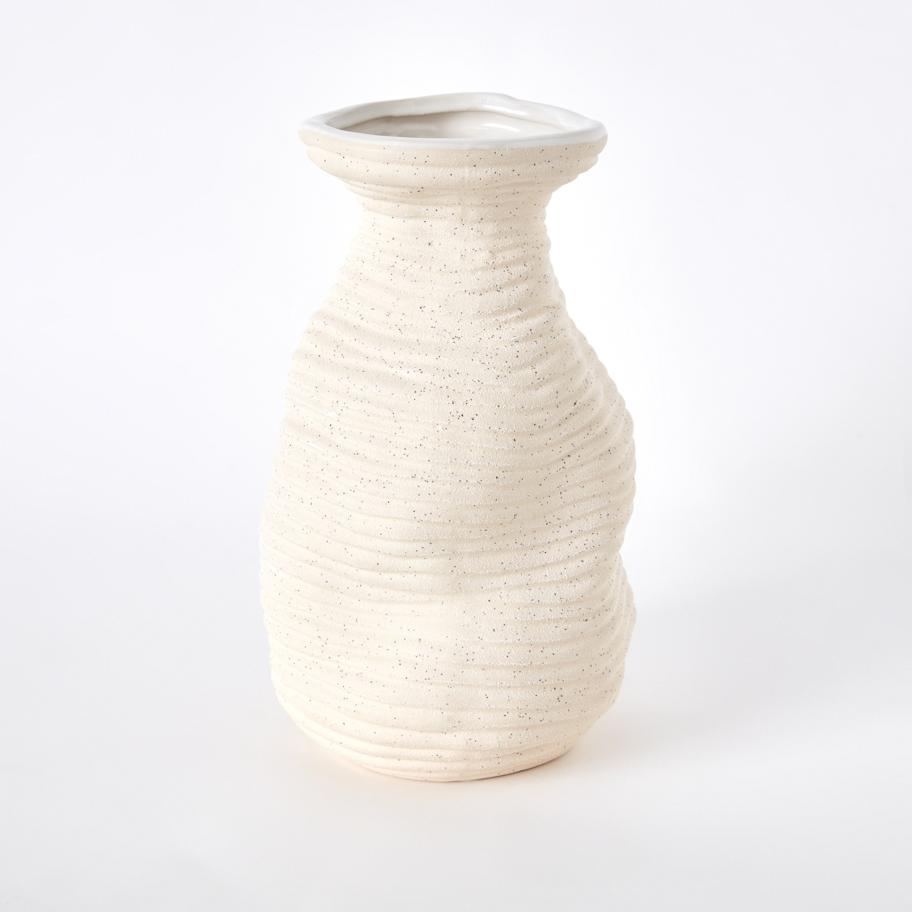 Quinn Organic Shape Ceramic Vase - 14.5x14.5x23.5 cm-hbxbedroom-decorandaccessories-vases-image-6