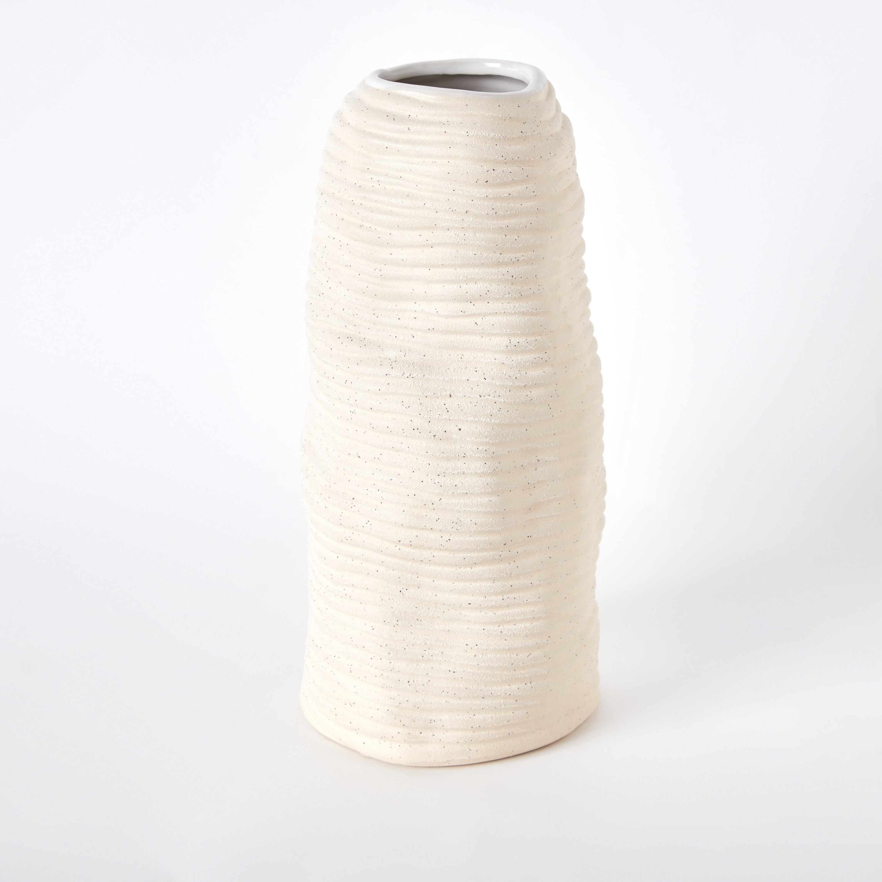 Quinn Organic Shape Ceramic Vase - 13x13x26 cm-hbxbedroom-decorandaccessories-vases-image-6
