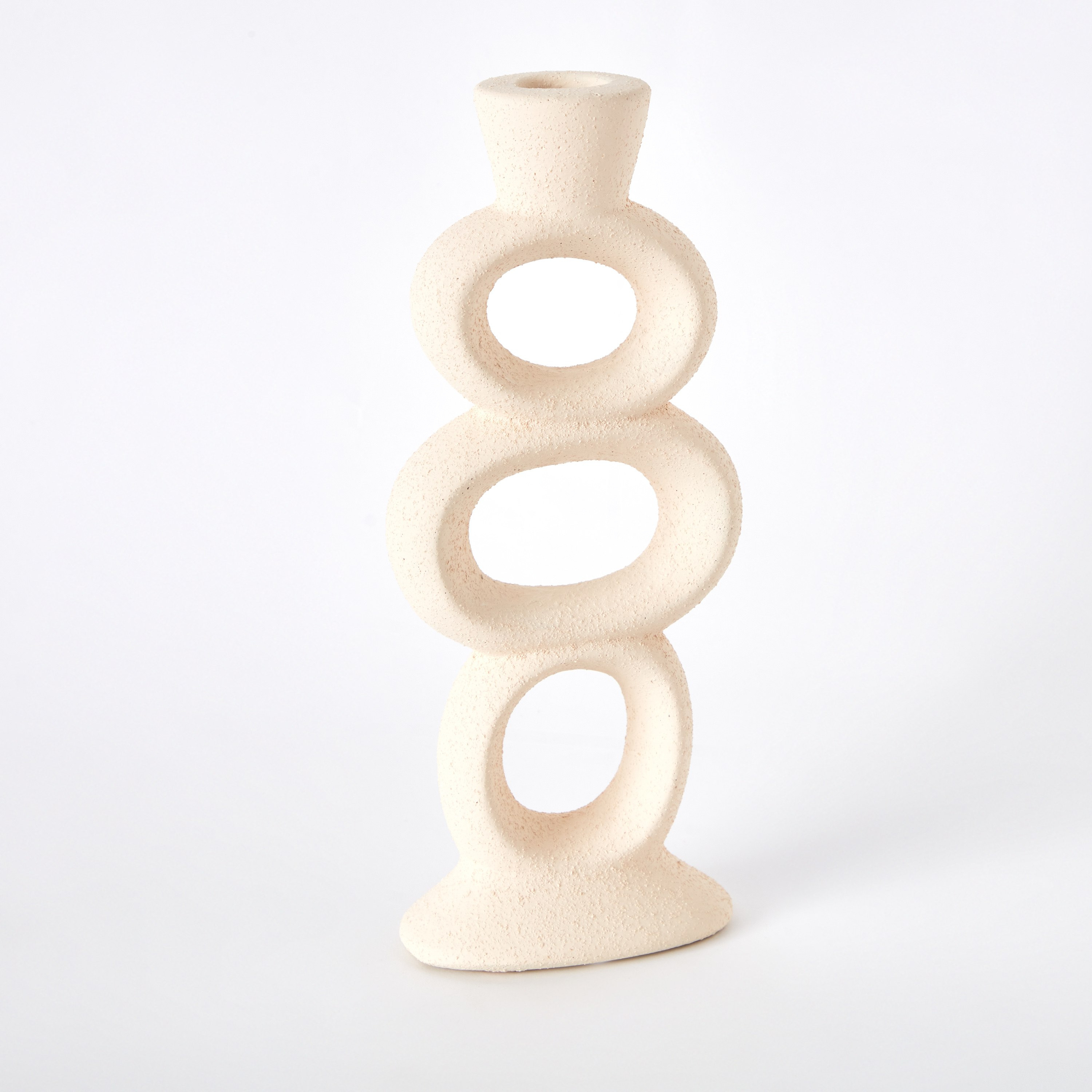 حامل شموع سيراميك مودرن من كوين - 10.5x6.5x24 سم-hbxlivingroom-decorandaccessories-candleholders-image-6