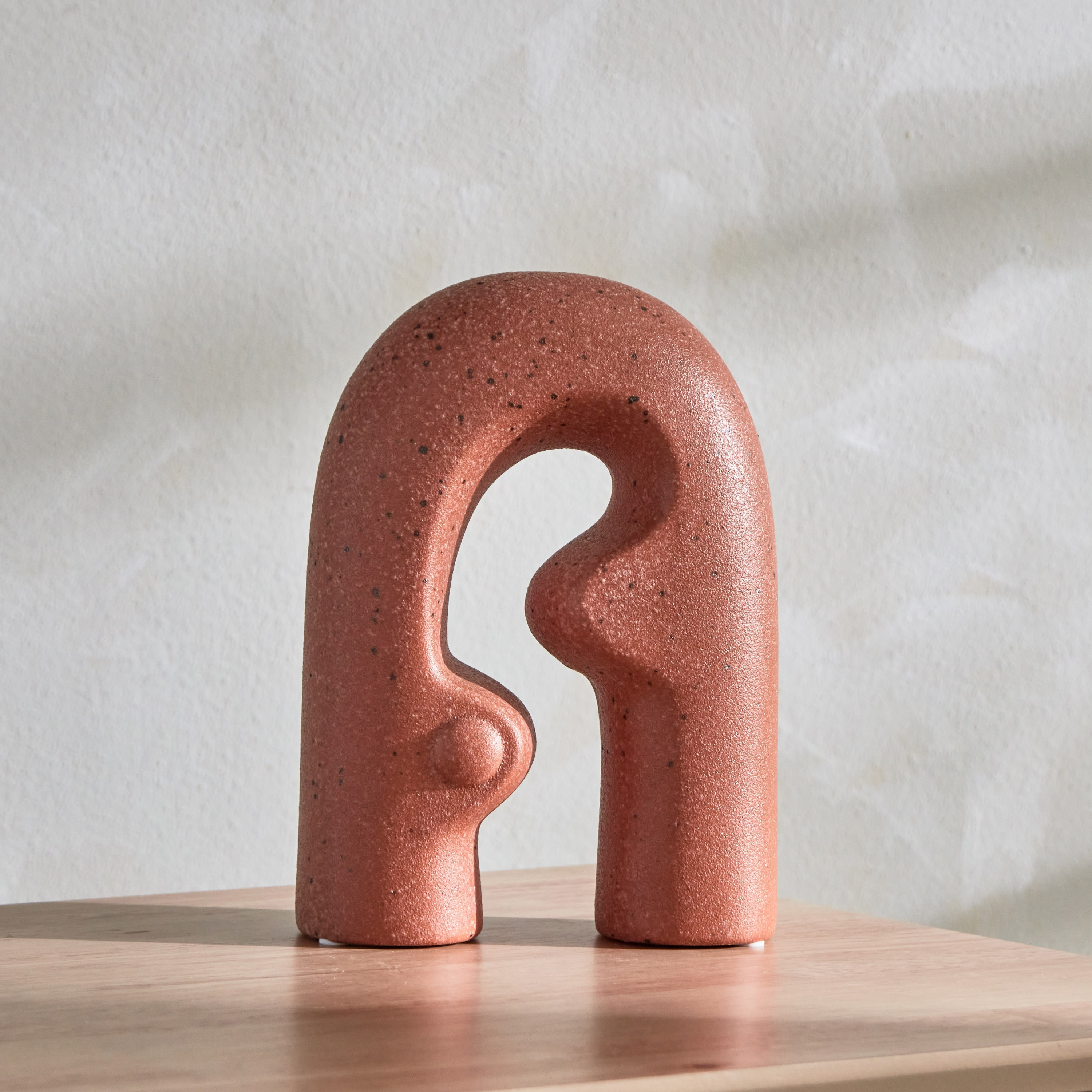 Quinn Terracota Ceramic Speckle Modern Decorative Accent - 15x7.5x21.5 cm-hbxhomeware-homedecor-figurinesandornaments-image-1