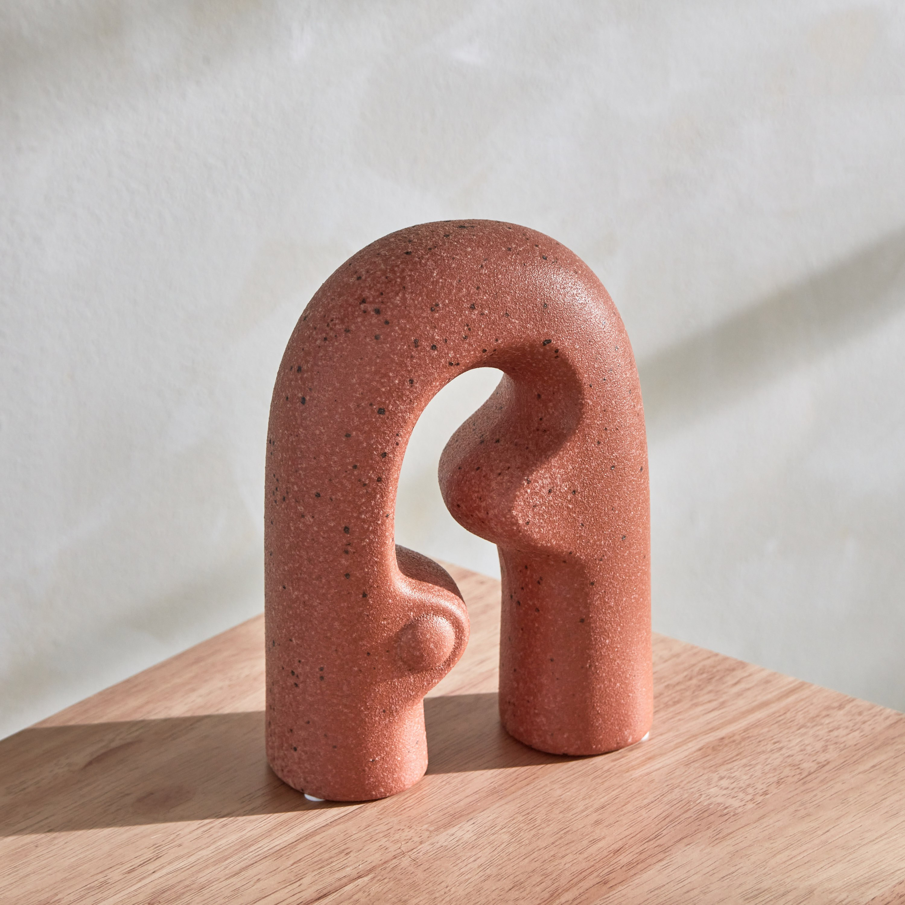 Quinn Terracota Ceramic Speckle Modern Decorative Accent - 15x7.5x21.5 cm-hbxhomeware-homedecor-figurinesandornaments-image-2