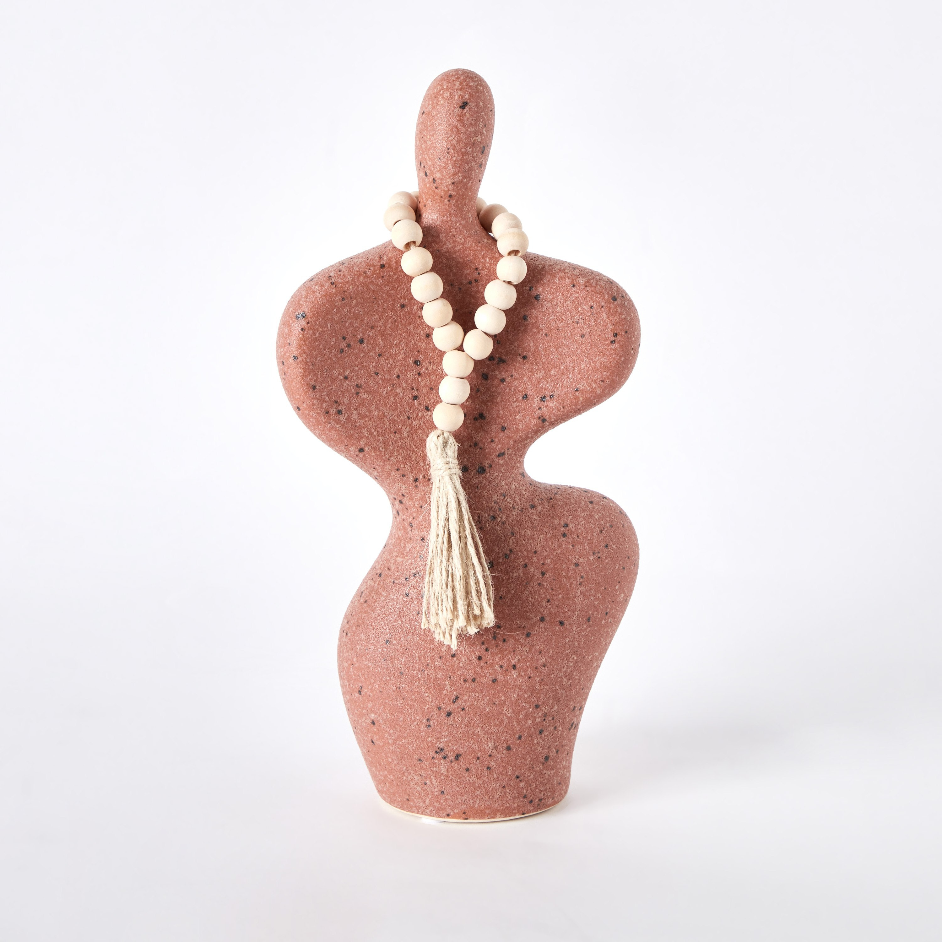 قطعة ديكور سيراميك مزخرفة من كوين تيراكوتا  - 14.5x7.5x29.5 سم-hbxhomeware-homedecor-figurinesandornaments-image-6