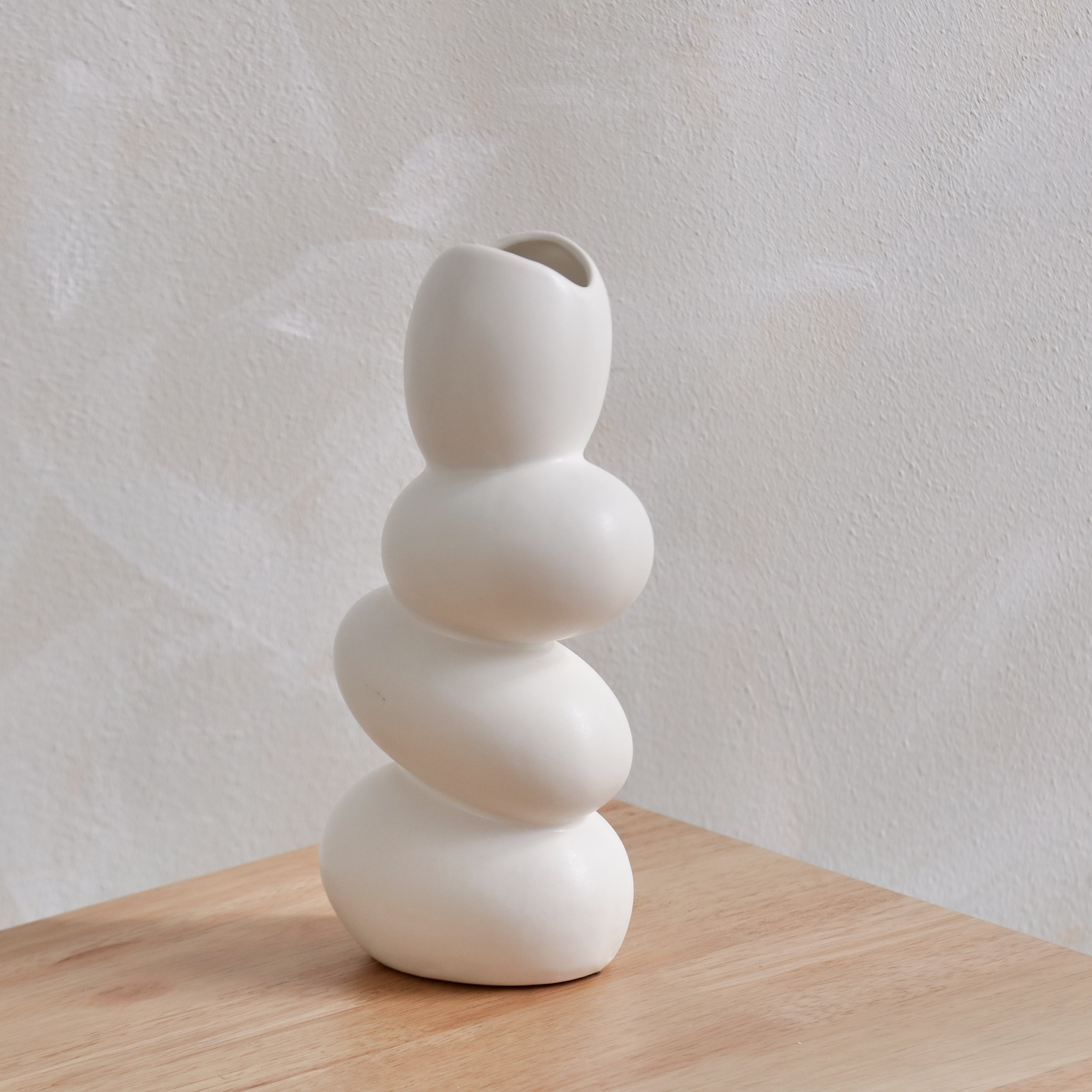 مزهرية سيراميك من كوين - 11x45x24.5 سم-hbxbedroom-decorandaccessories-vases-image-2