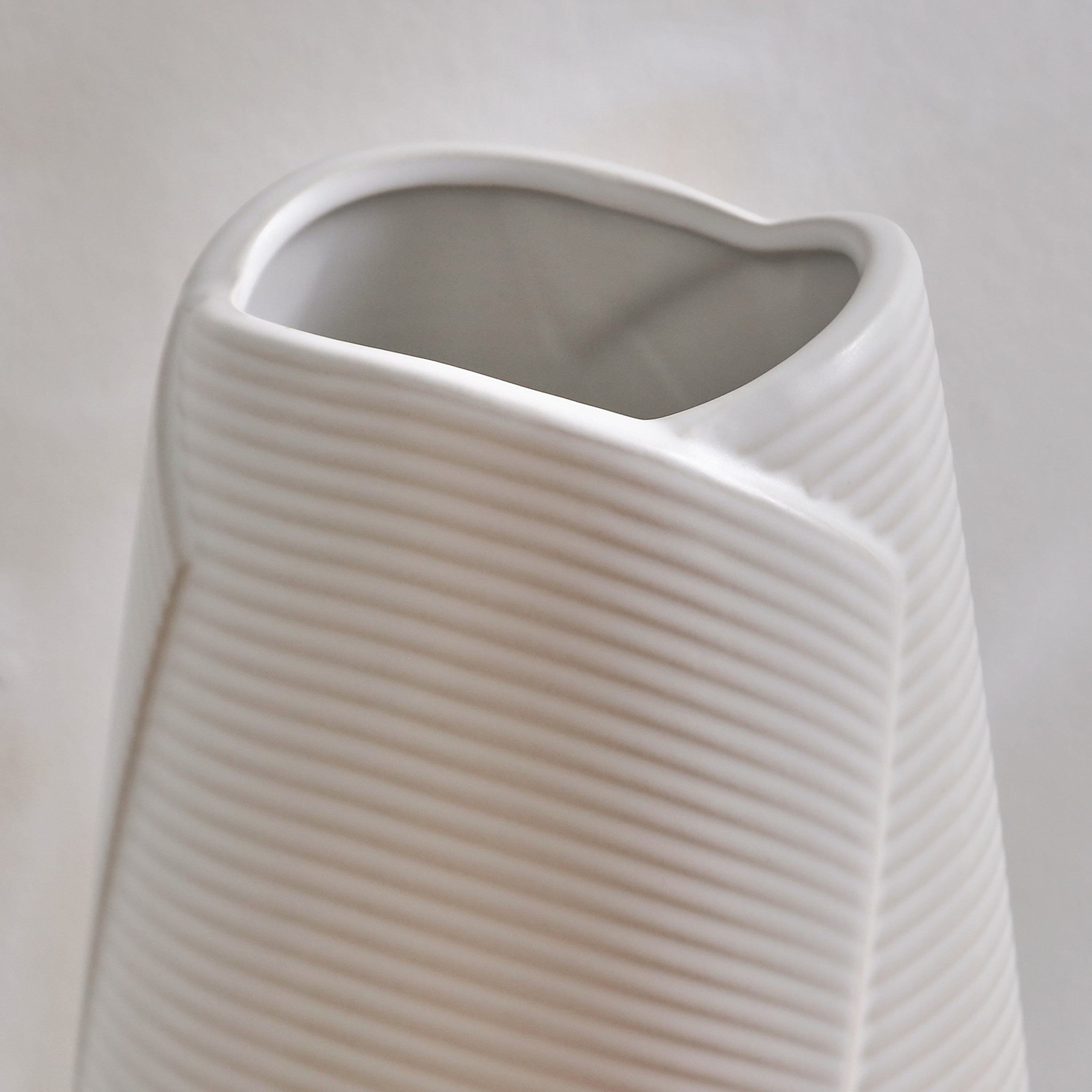 Quinn Ceramic Sleeve Look Vase - 13.5x13.5x25cm-hbxbedroom-decorandaccessories-vases-image-3