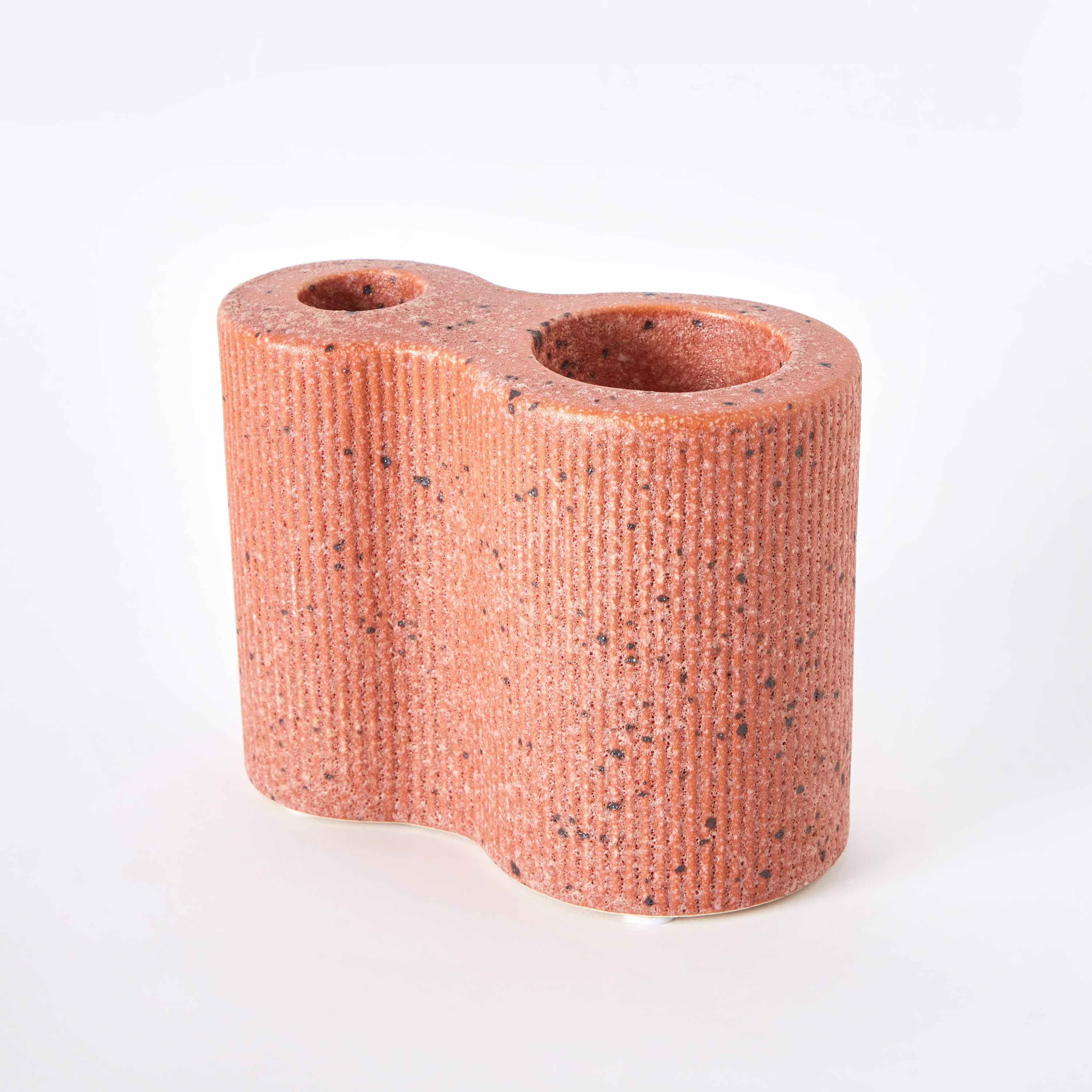 حامل شموع سيراميك مضلع من كوين - 13.5x7x10 سم-hbxlivingroom-decorandaccessories-candleholders-image-5