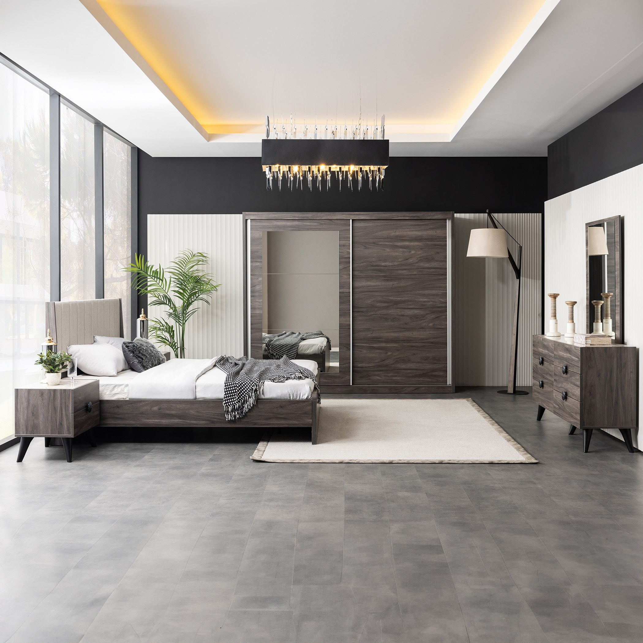 طقم غرفة نوم كينج 5 قطع من آشفورد - 180x200 سم-hbxbedroom-bedsandbedsets-bedroomsets-king-image-25