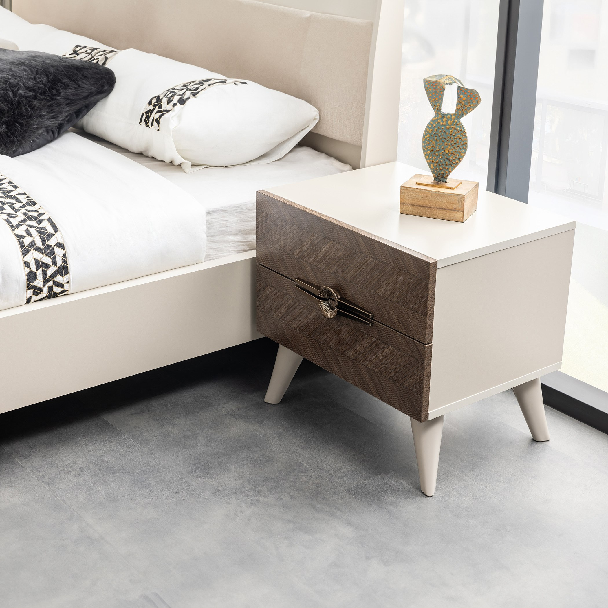 طقم غرفة نوم كينج 5 قطع من كينجستون - 180x200 سم-hbxbedroom-bedsandbedsets-bedroomsets-king-image-10