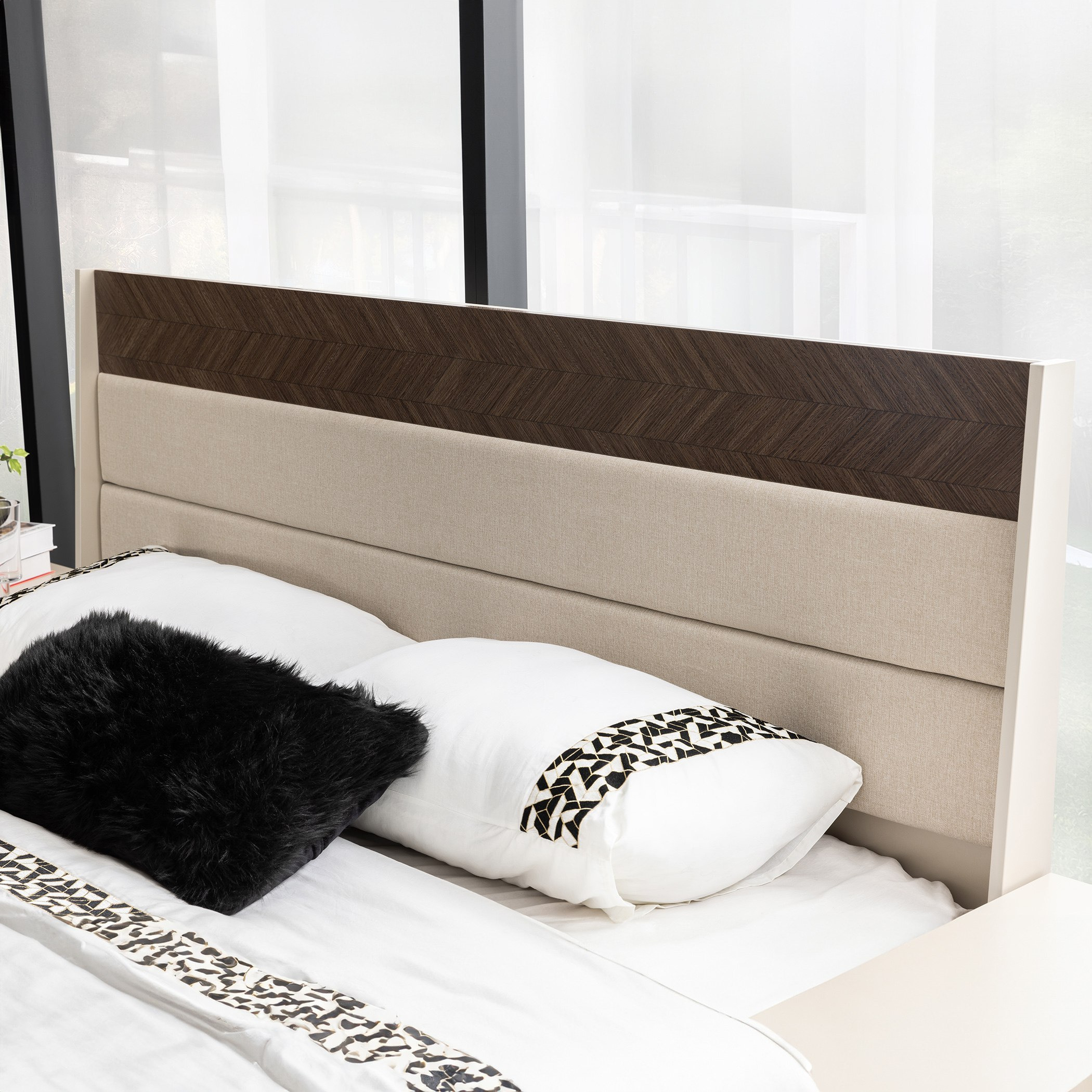 طقم غرفة نوم كينج 5 قطع من كينجستون - 180x200 سم-hbxbedroom-bedsandbedsets-bedroomsets-king-image-4