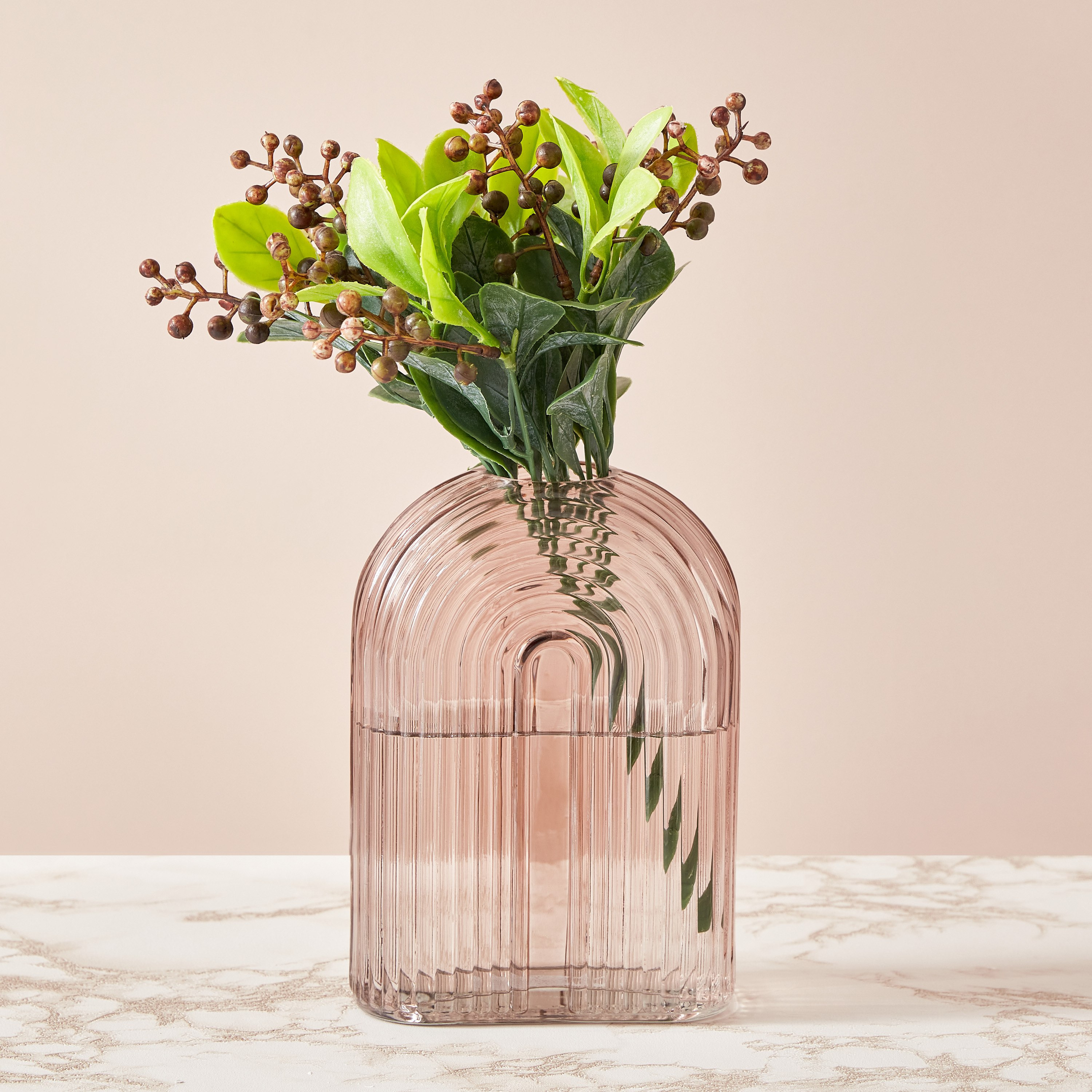 مزهرية زجاج من أوليجو - 13x6.5x18.5 سم-hbxbedroom-decorandaccessories-vases-image-1