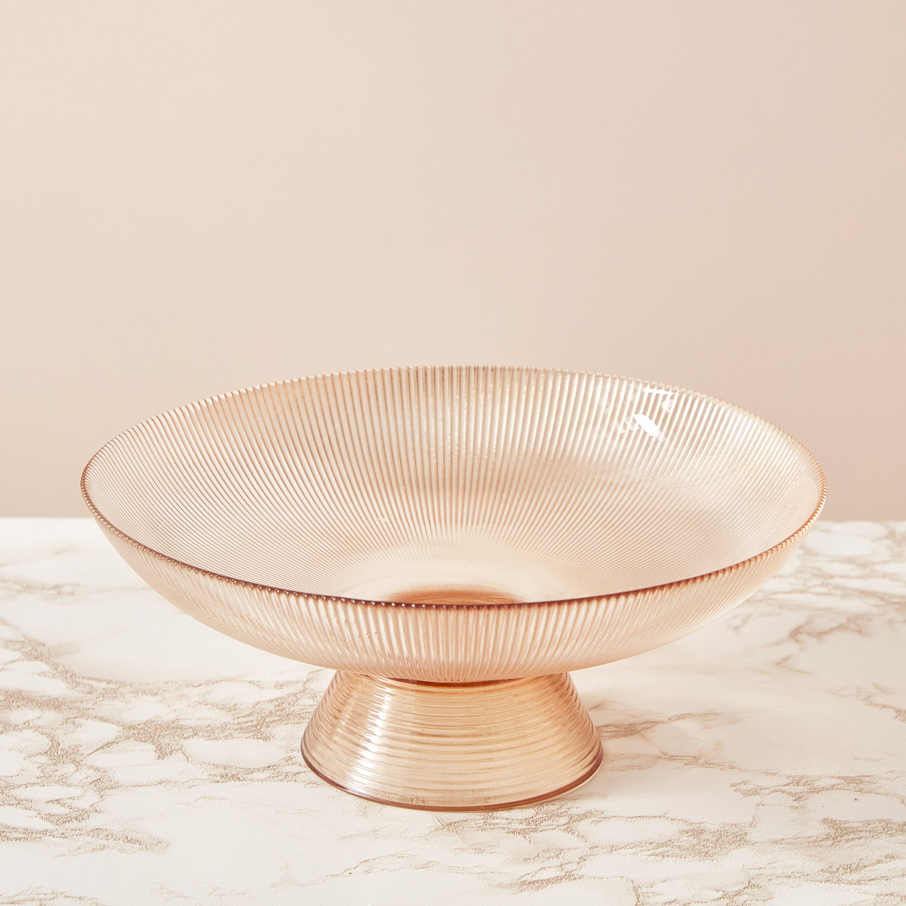 Oligo Sprayed and Ribbed Glass Decorative Bowl -  24.5x13.5 cm-hbxdecorandfurnishings-homeaccessories-bowls-image-2