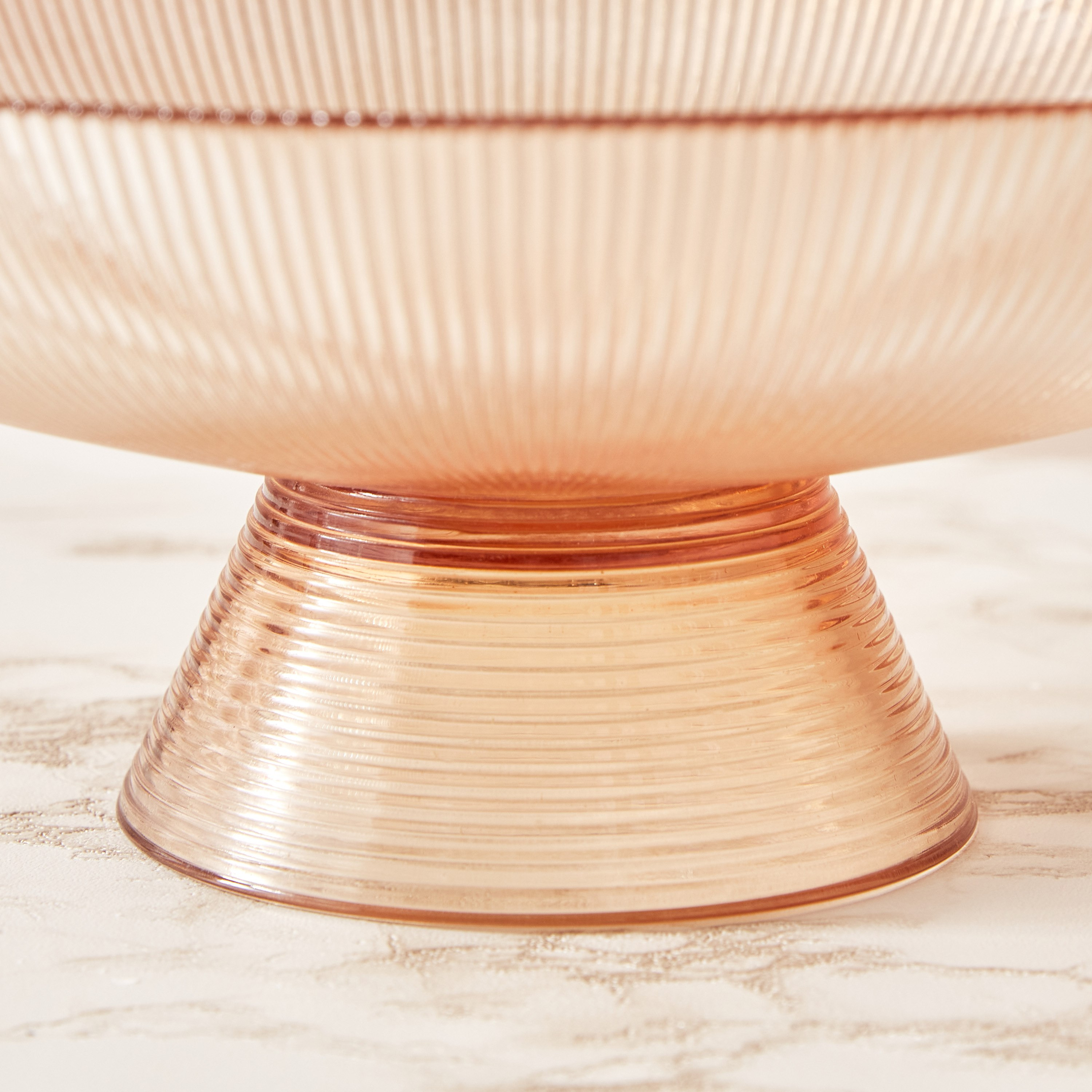 Oligo Sprayed and Ribbed Glass Decorative Bowl -  24.5x13.5 cm-hbxdecorandfurnishings-homeaccessories-bowls-image-3