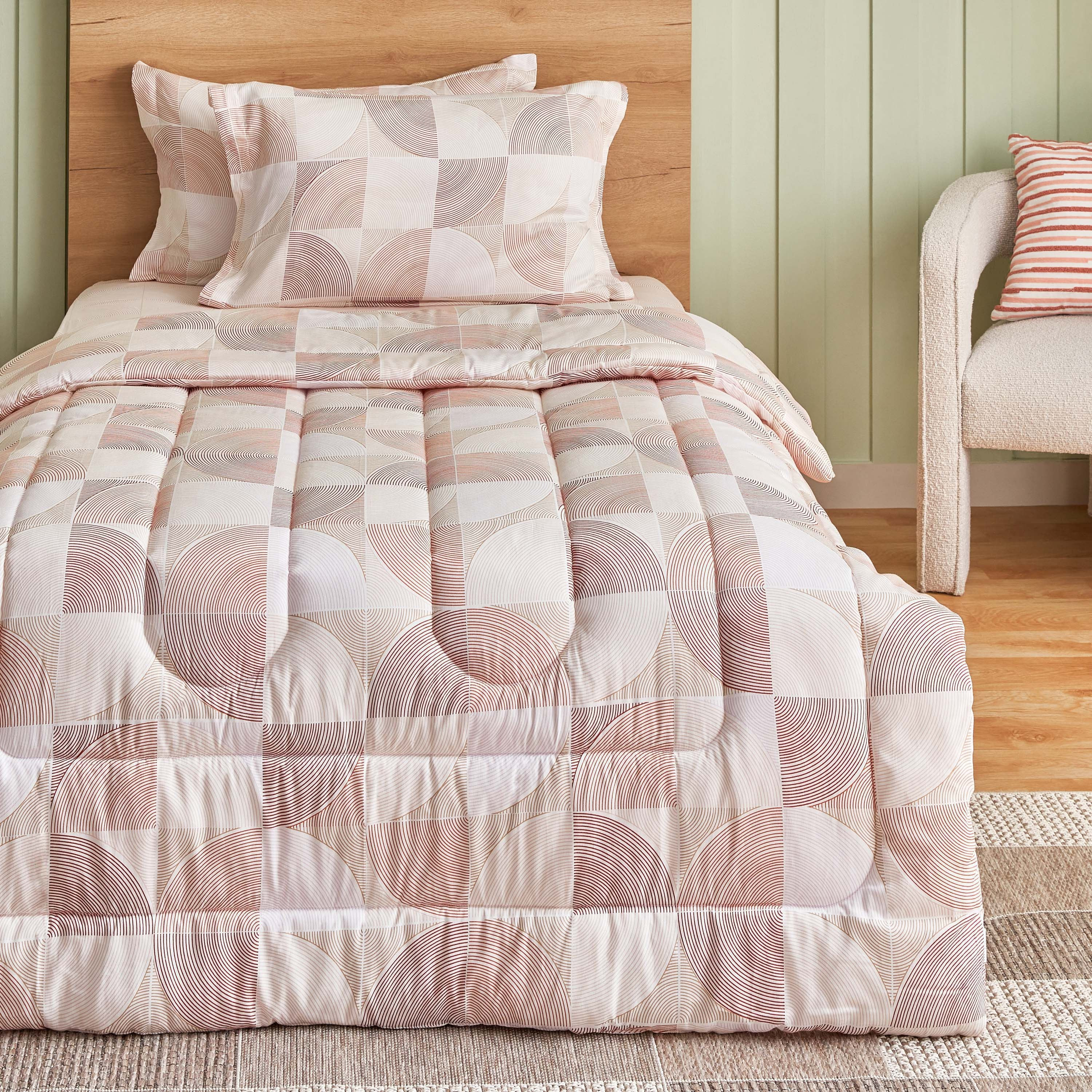 طقم لحاف مزدوج بطبعات - 3 قطع من هيوستن مالاكس - 160x220 سم-hbxkidsandyouth-beddingandfurnishings-comfortersets-image-1