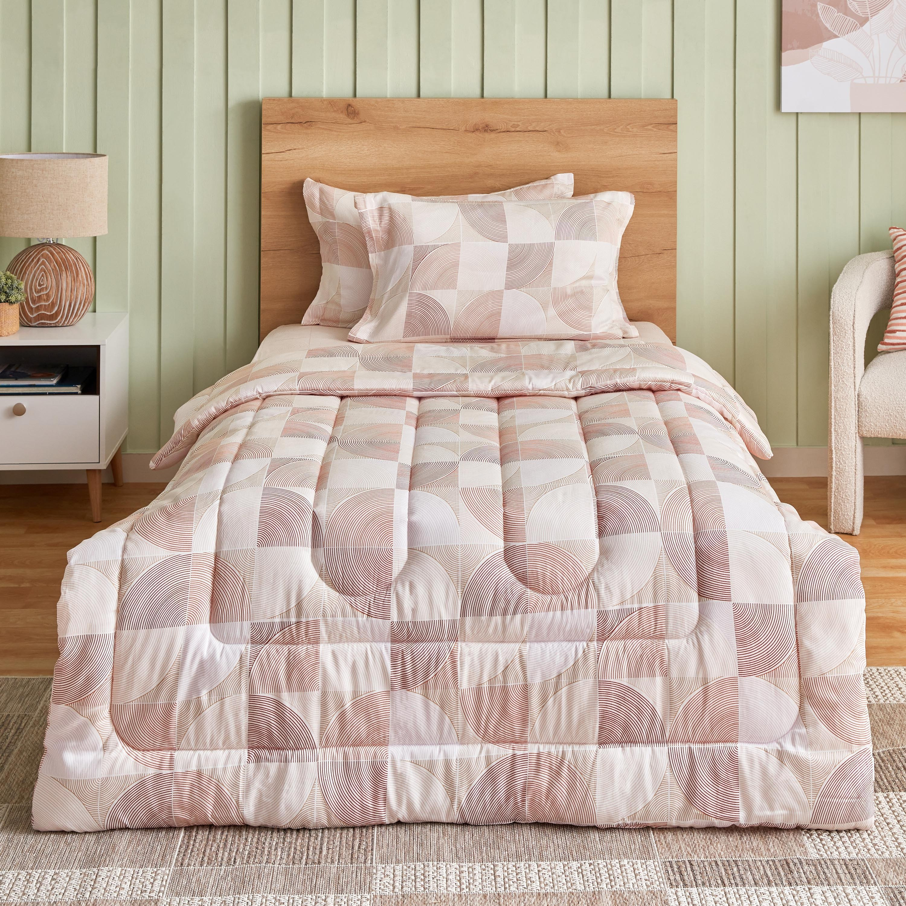 طقم لحاف مزدوج بطبعات - 3 قطع من هيوستن مالاكس - 160x220 سم-hbxkidsandyouth-beddingandfurnishings-comfortersets-image-2