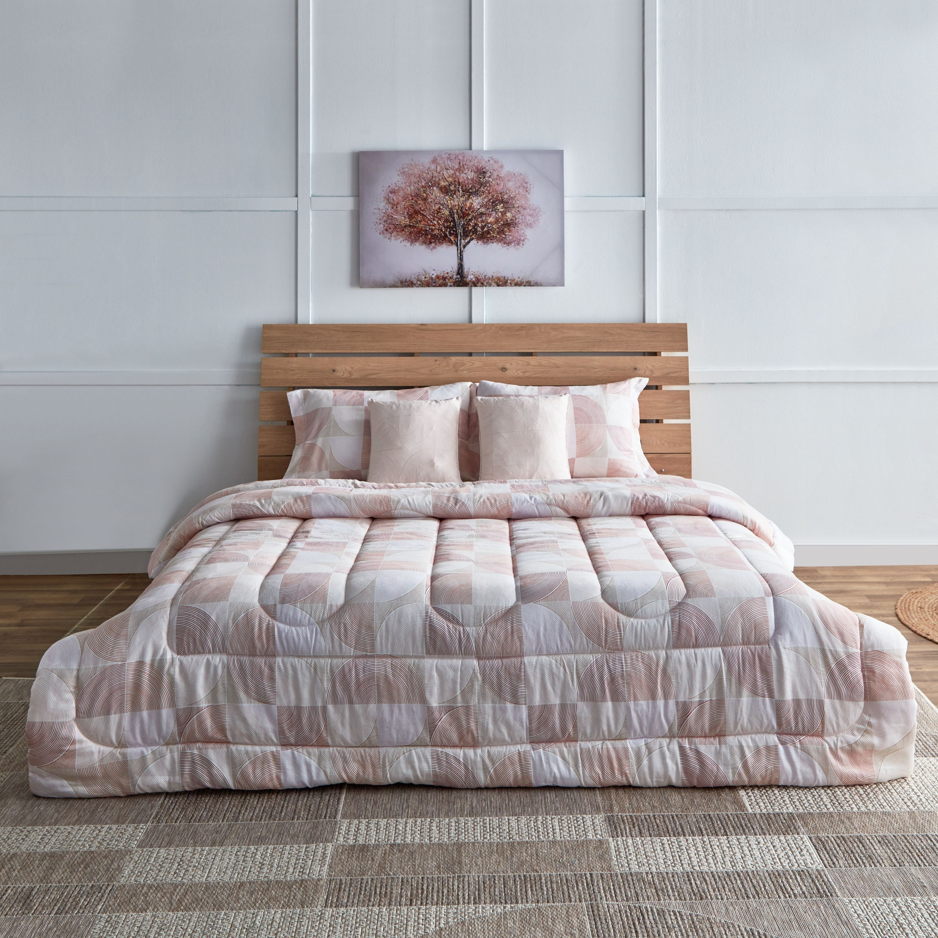 طقم لحاف كينج قطن بطبعات 5 قطع مالاكس من هيوستن - 220x240 سم-hbxhomeware-hbxdecorandfurnishings-image-2