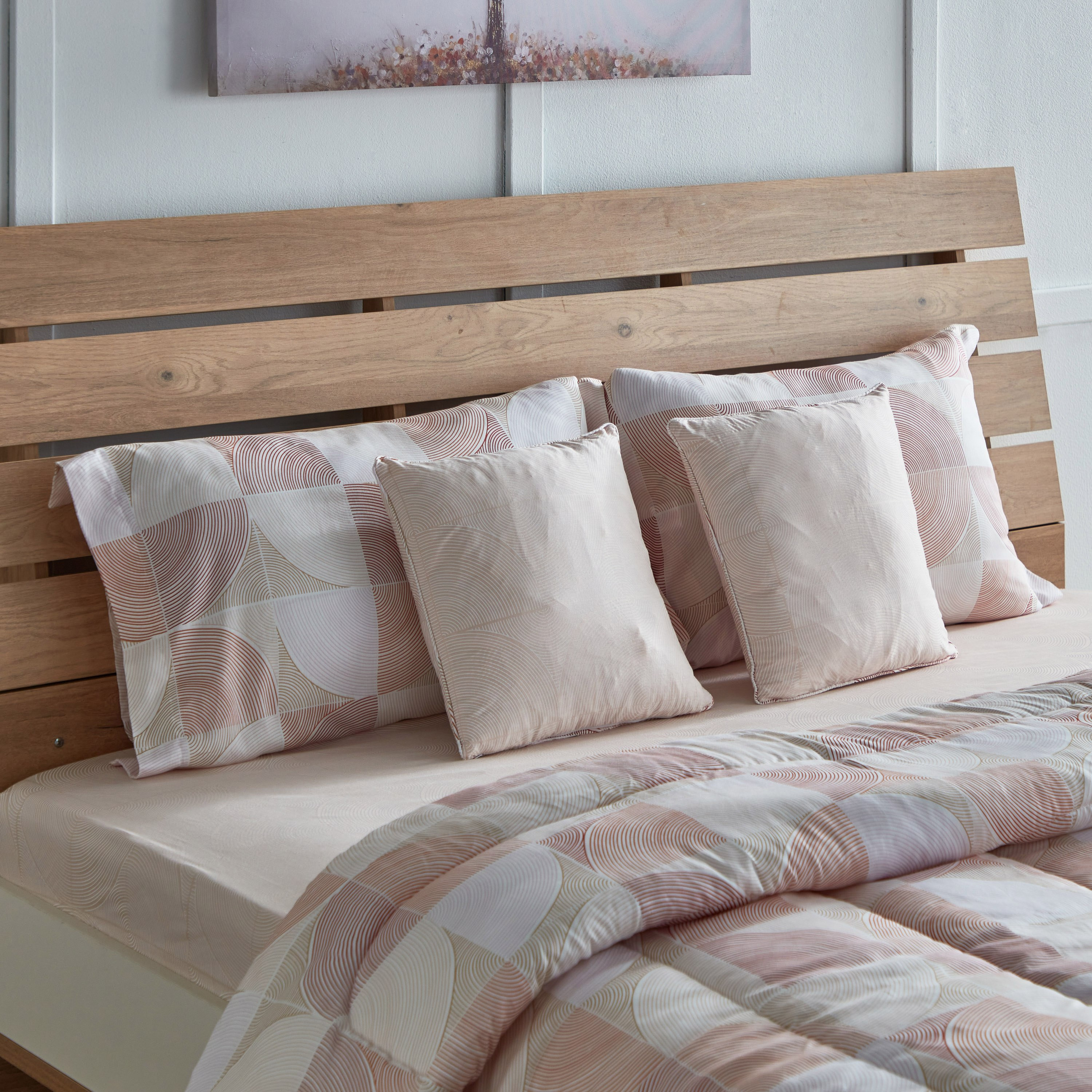Houston Malax 5-Piece Super King Printed Cotton Comforter Set - 240x240 cm-hbxhomeware-hbxdecorandfurnishings-image-3