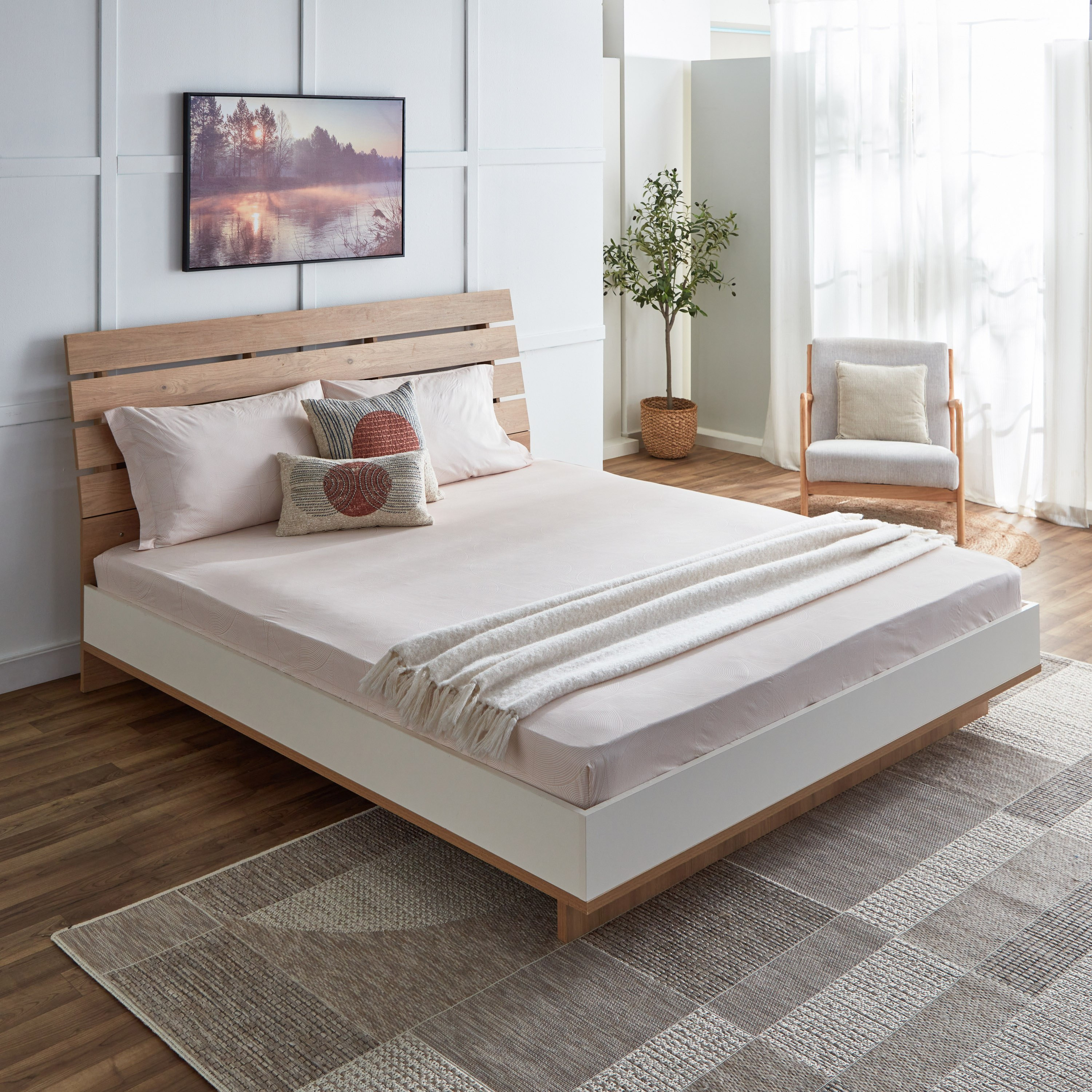 شرشف مطّاطي كينج قطن بطبعات مالاكس من هيوستن - 180x200+30 سم-hbxhomeware-hbxbedroom-image-6