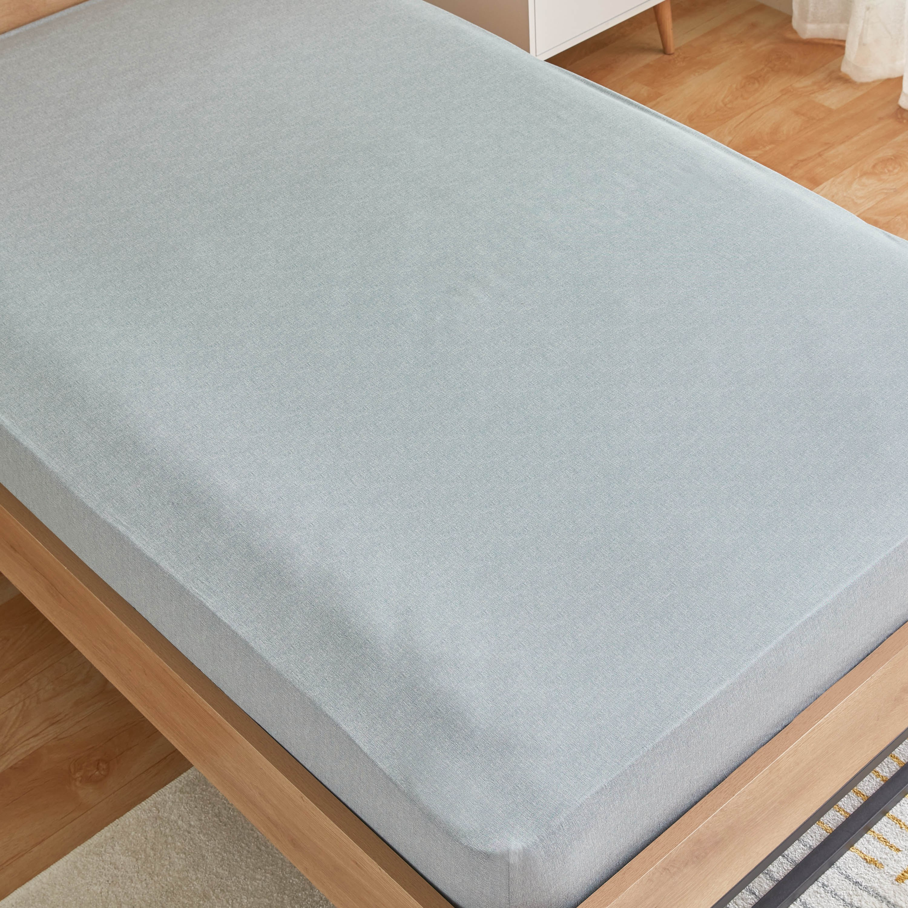 شرشف مطّاطي توين قطن بطبعات فاسا من هيوستن - 120x200+30 سم-hbxhomeware-hbxbedroom-image-3