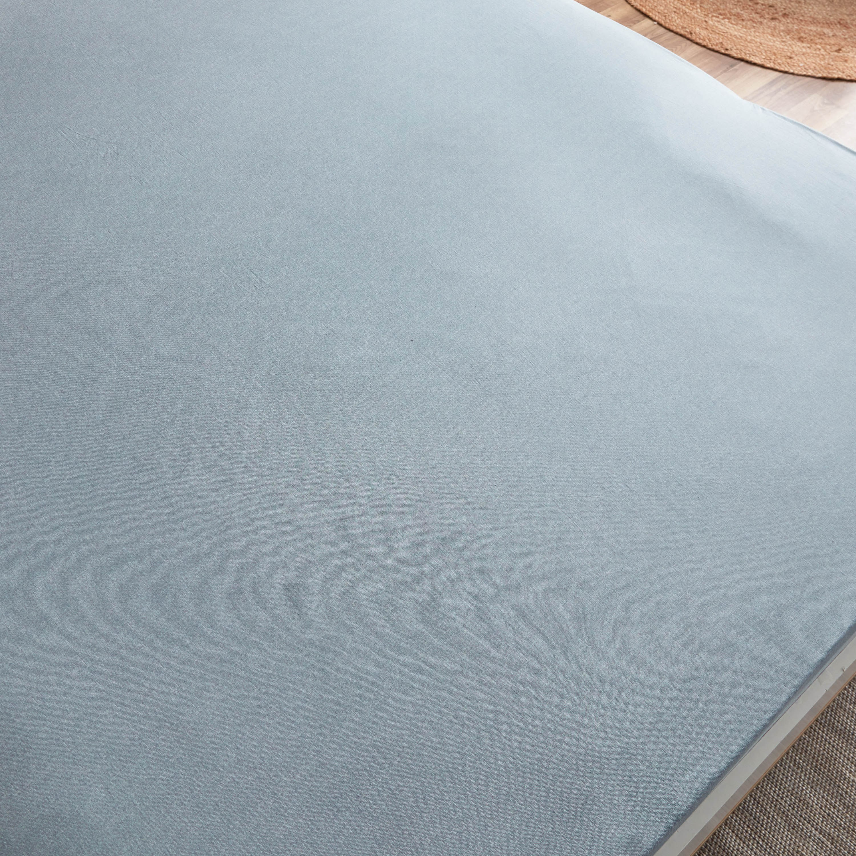 شرشف مطّاطي كينج قطن بطبعات فاسا من هيوستن - 180x200+30 سم-hbxhomeware-hbxbedroom-image-3