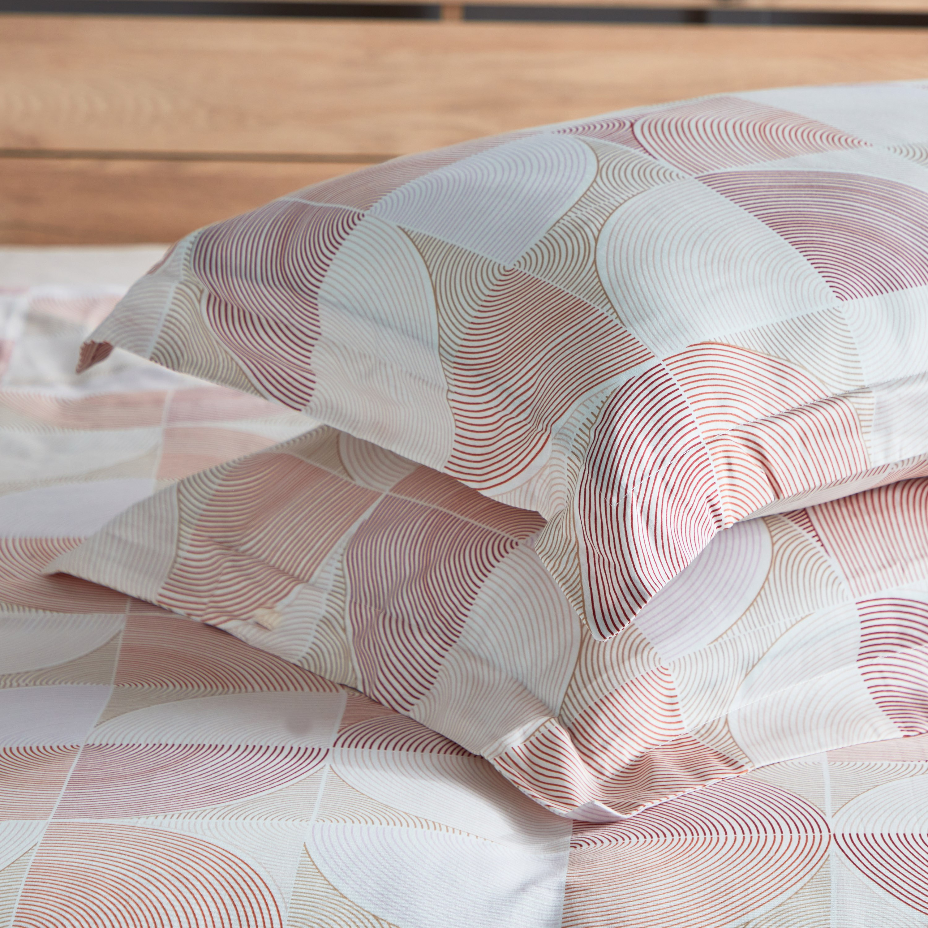 طقم غطاء لحاف سوبر كينج قطن بطبعات 210 خيط 3 قطع مالاكس من هاوستون - 200x200 سم-hbxhomeware-hbxdecorandfurnishings-image-6