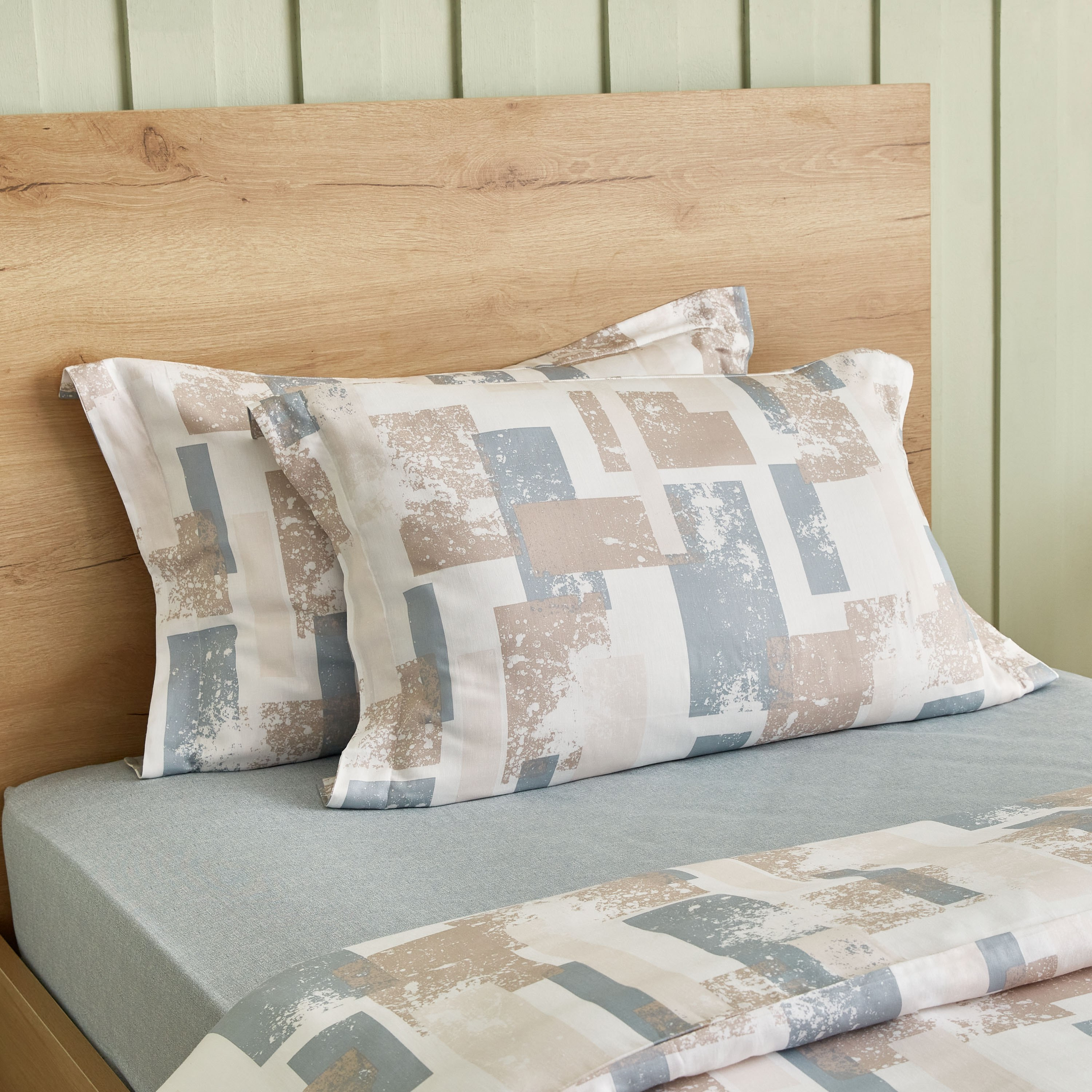 طقم غطاء لحاف توين قطن بطبعات 3 قطع من أورورا جيانا - 150x220 سم-hbxhomeware-bedding-duvetcovers-image-3