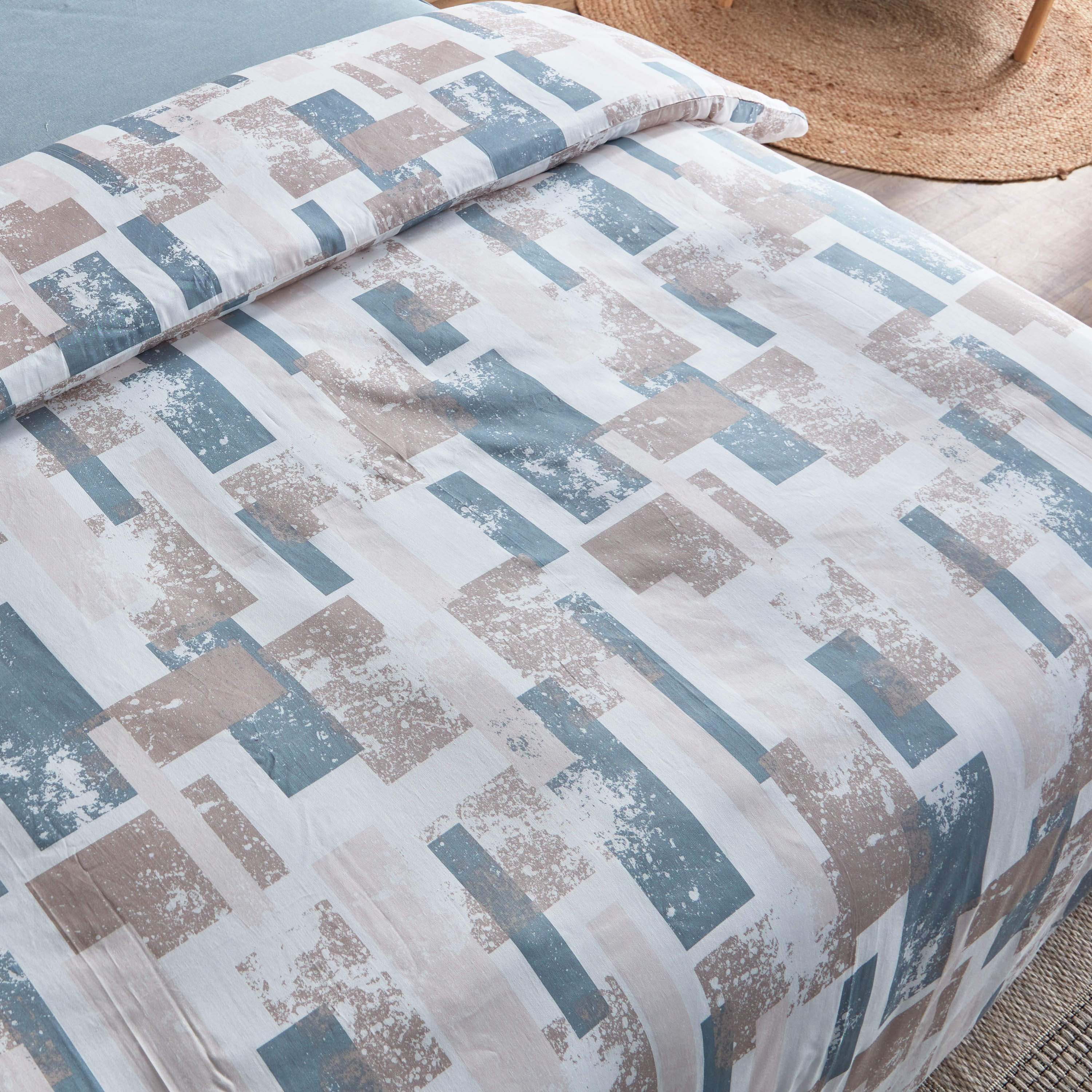 طقم غطاء لحاف سوبر كينج 3 قطع من هاوستون- 240x220 سم-hbxhomeware-bedding-duvetcovers-image-4