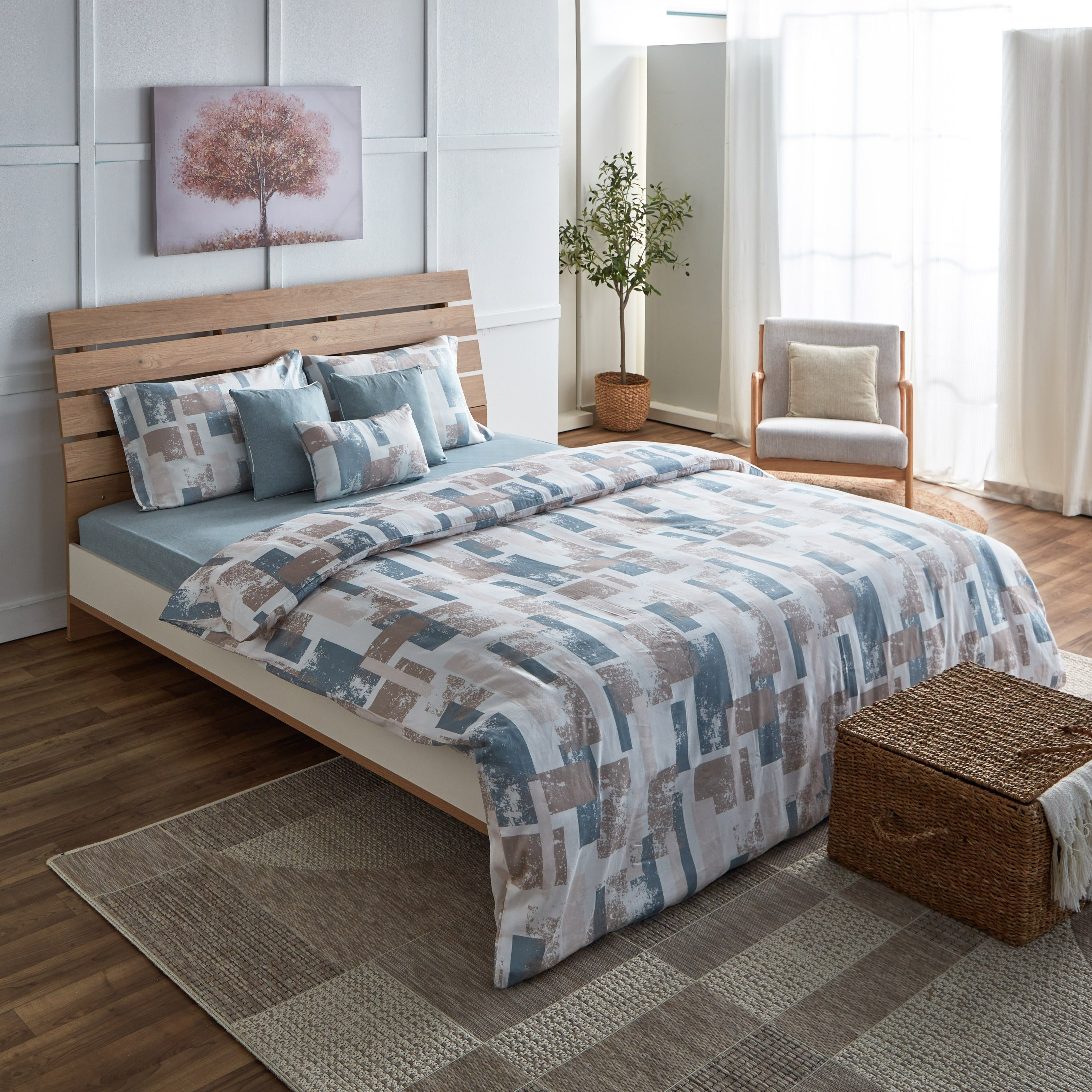 طقم غطاء لحاف سوبر كينج 3 قطع من هاوستون- 240x220 سم-hbxhomeware-bedding-duvetcovers-image-9